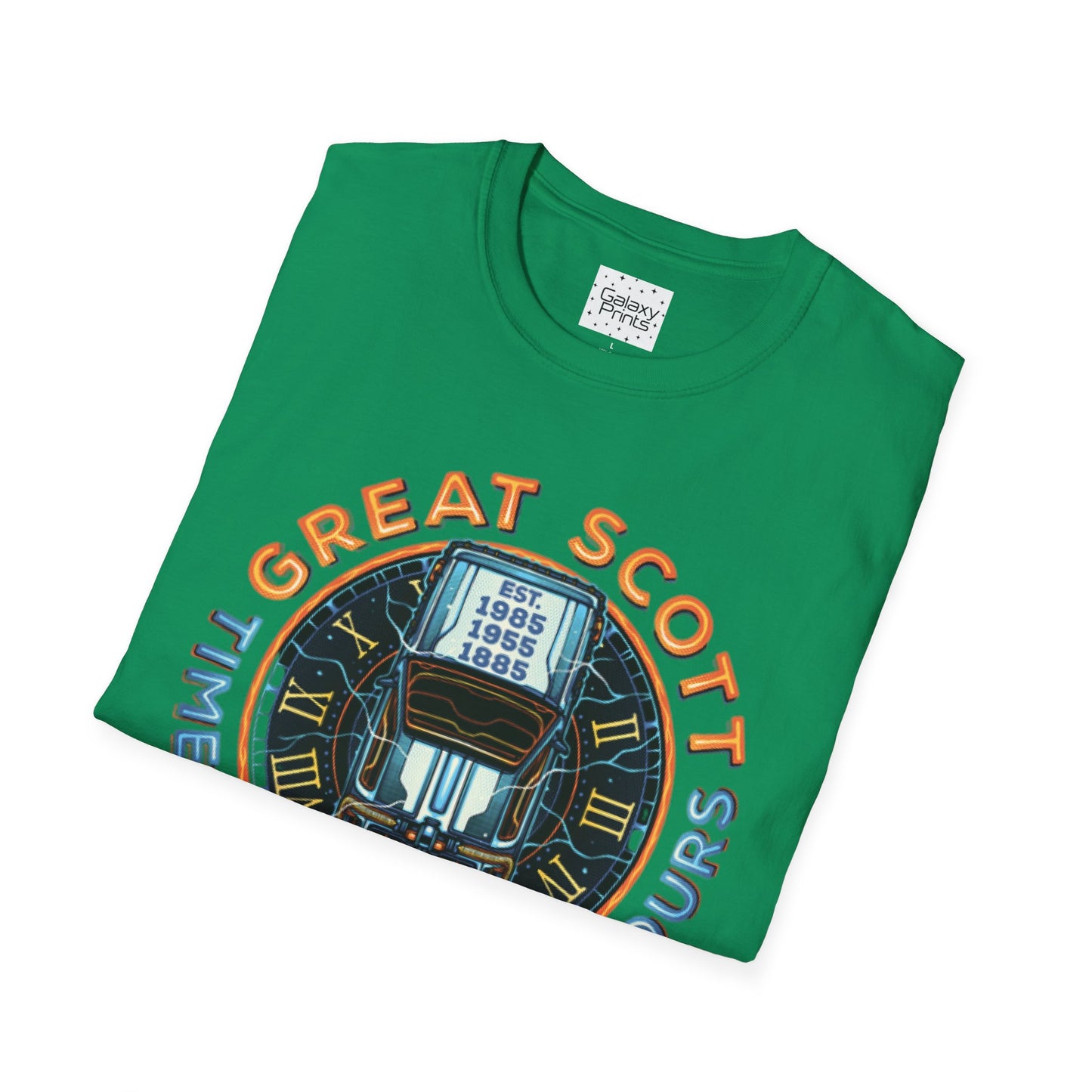 Back To The Future Inspired Unisex T-Shirt - 'Great Scott - Time Travel and Tours'