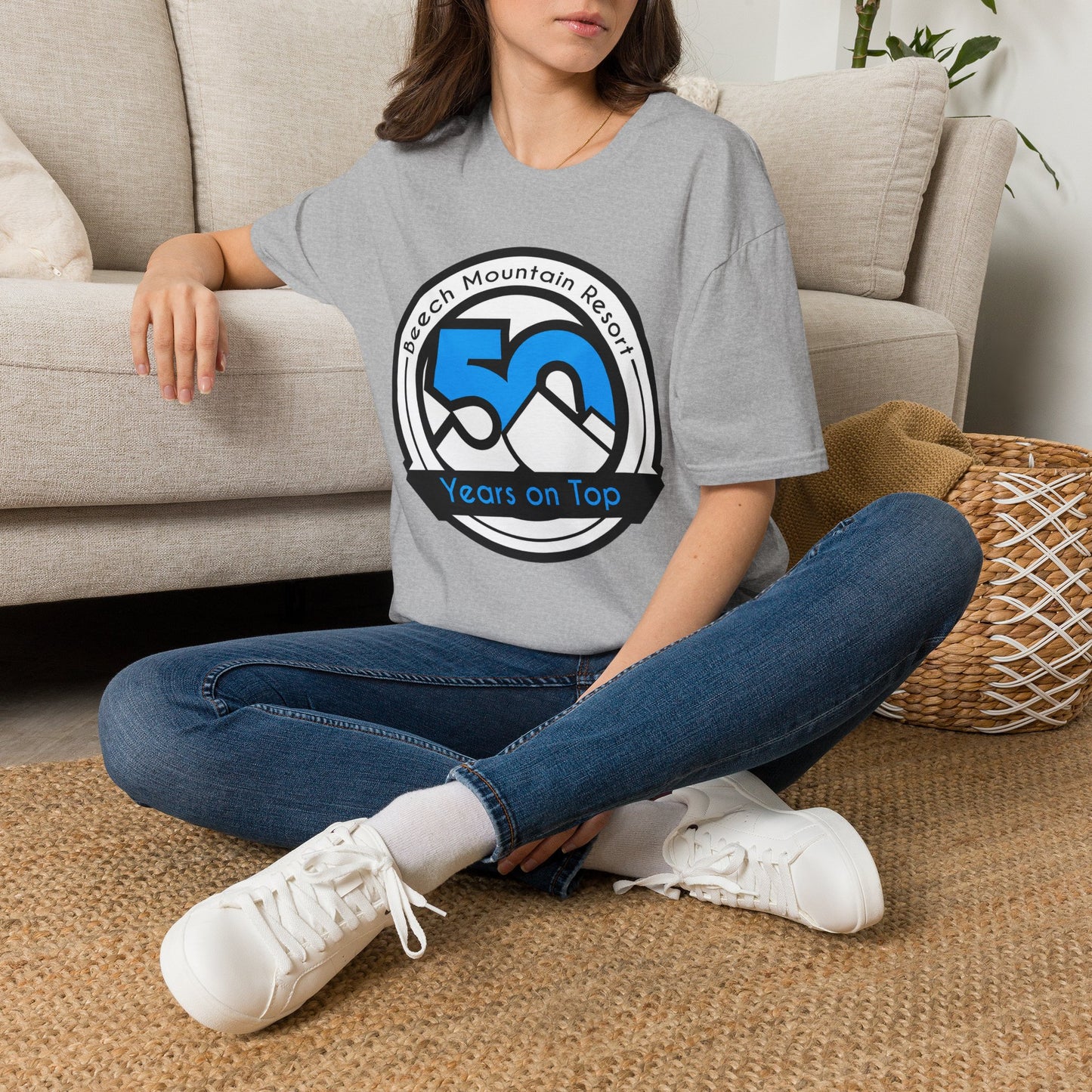 50 yr Resort Anniversary T-Shirt — Beech Mountain Resort 50 "Years on Top"