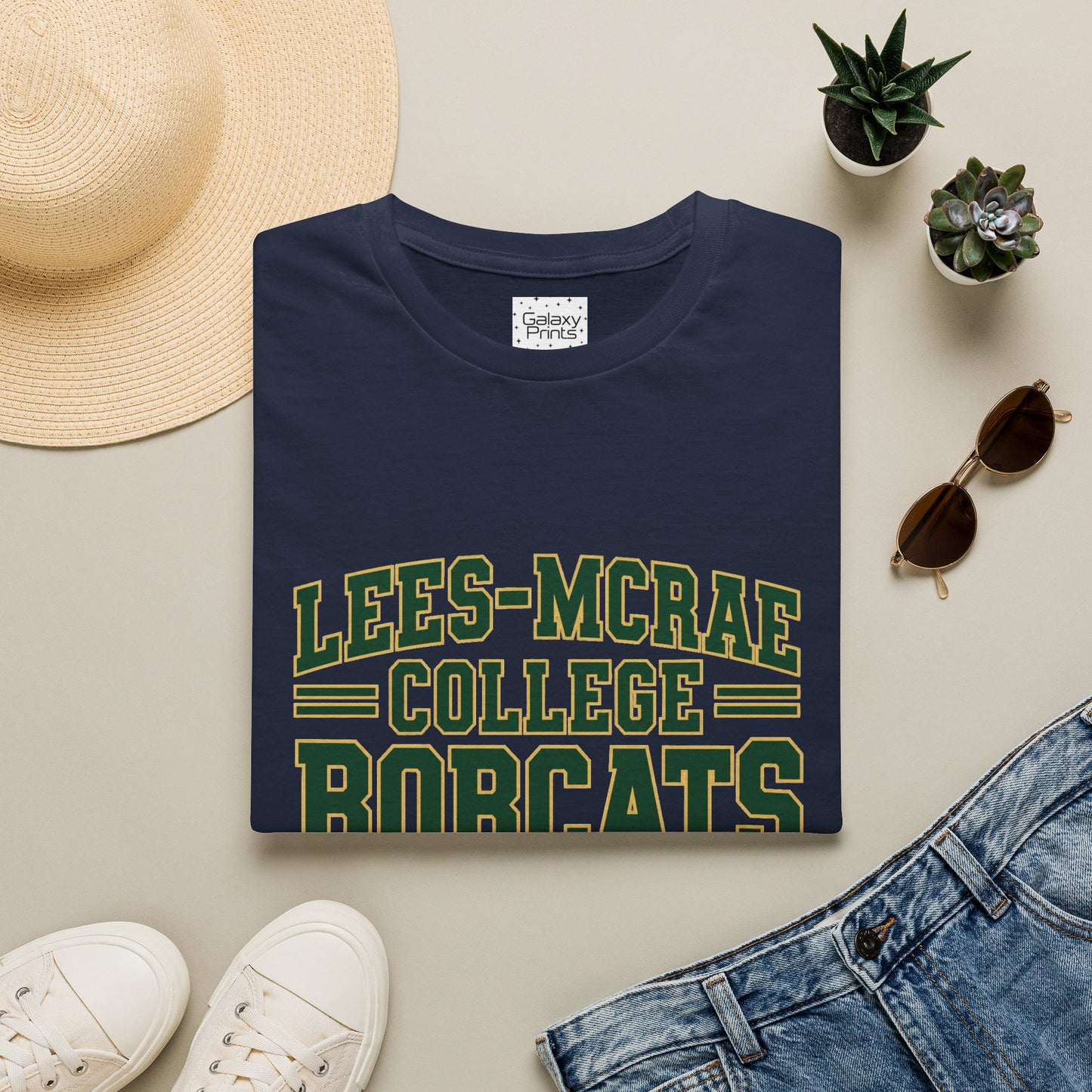 Lees McRae College Bobcats Football Vintage Football T-Shirt — Retro Game Day Tee Lees McRae Forever Undefeated
