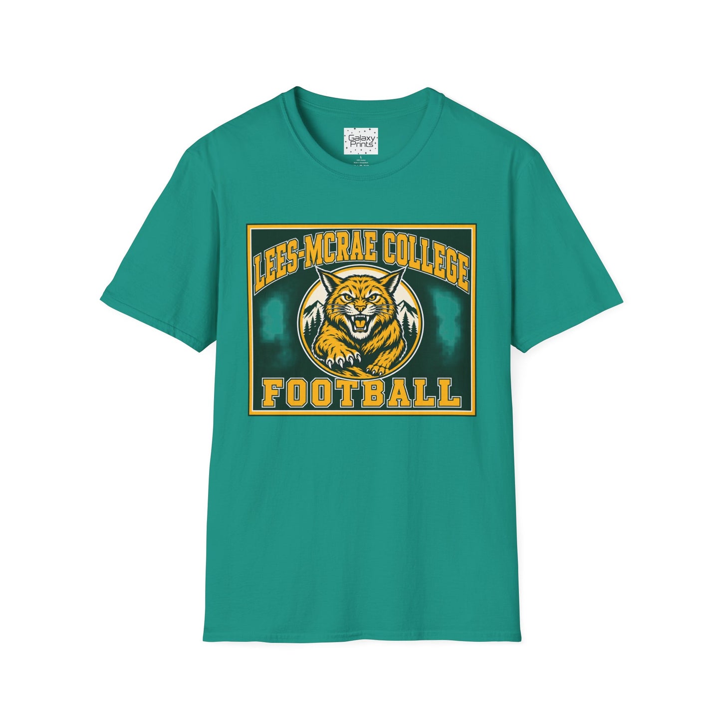 Lees-McRae College Bobcats Vintage Football T-Shirt — Retro Wily Bobcat
