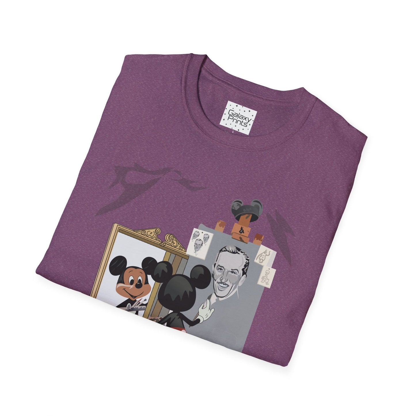 Unisex T-Shirt - DISNEY Inspired - 'Mickey Painting Walt'