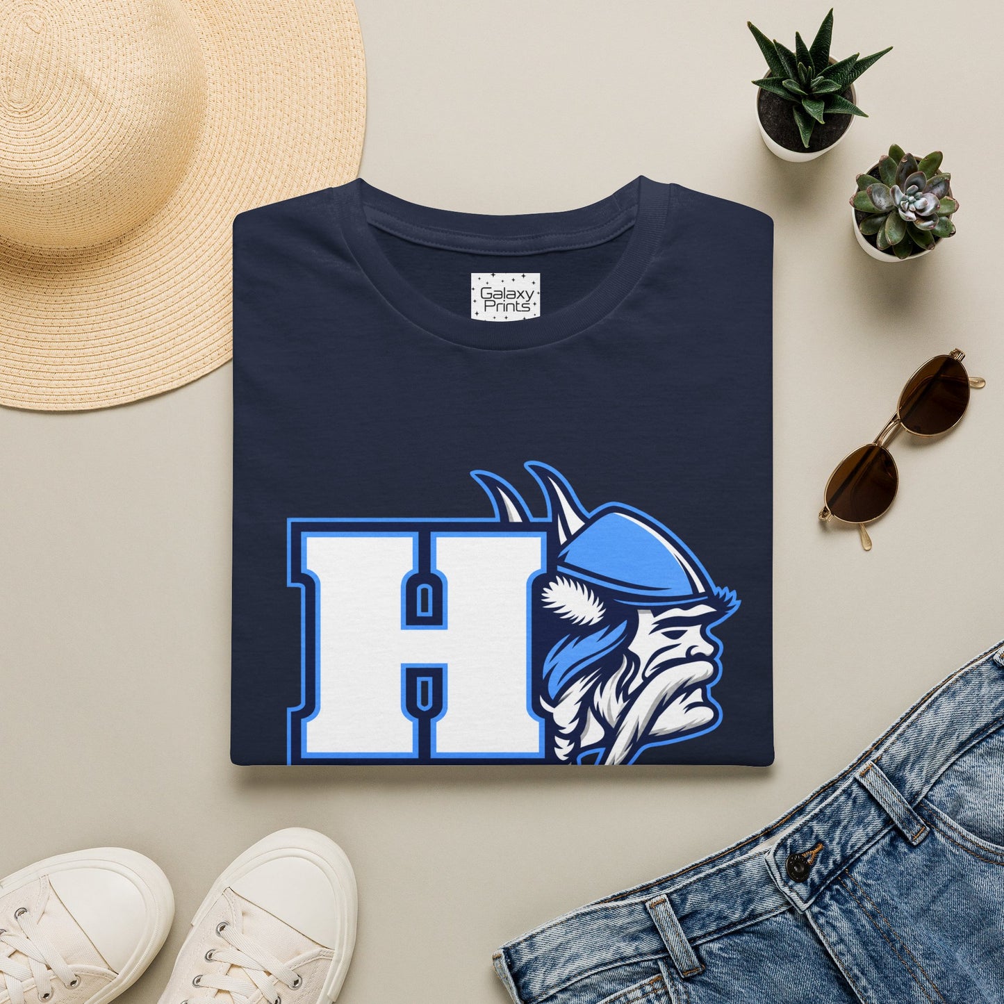 Unisex T-Shirt - Hoggard Vikings Inspired - Hoggard Viking Big H