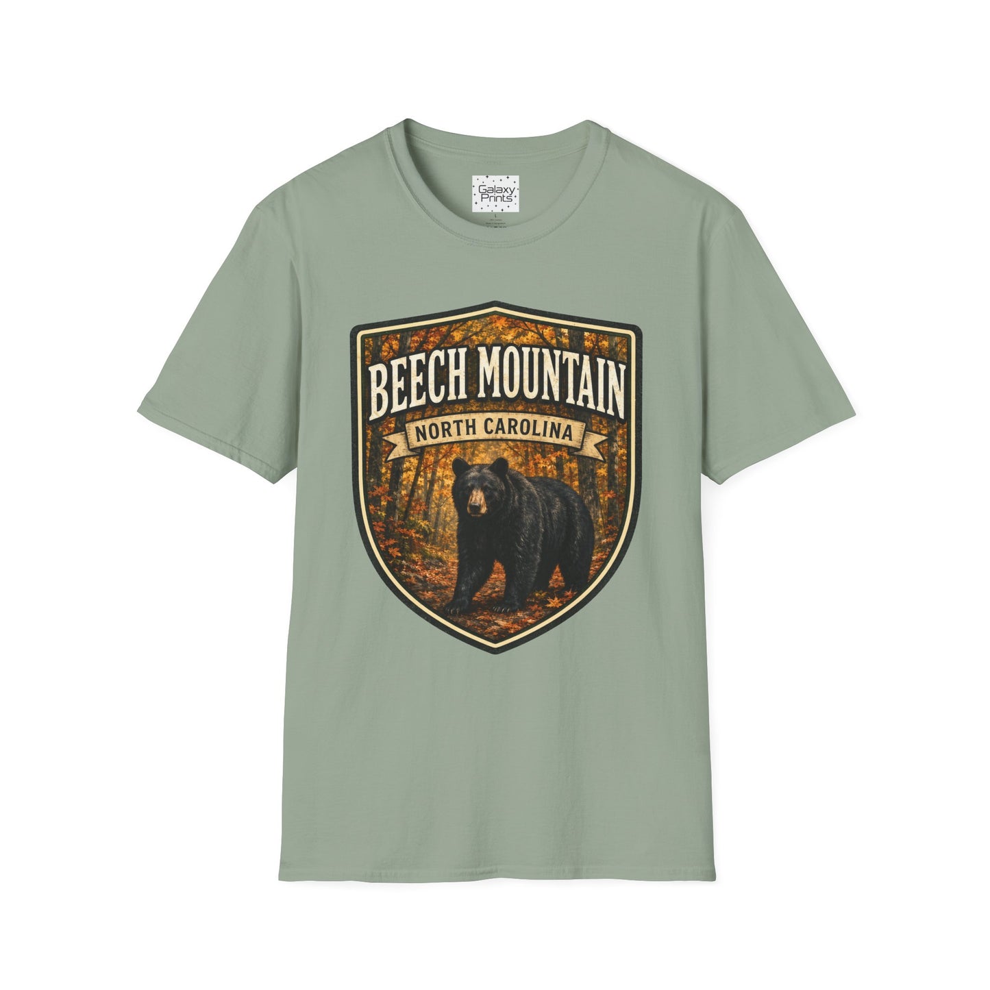 Beech Mountain North Carolina T-Shirt — Rustic Bear Mountain Graphic Tee
