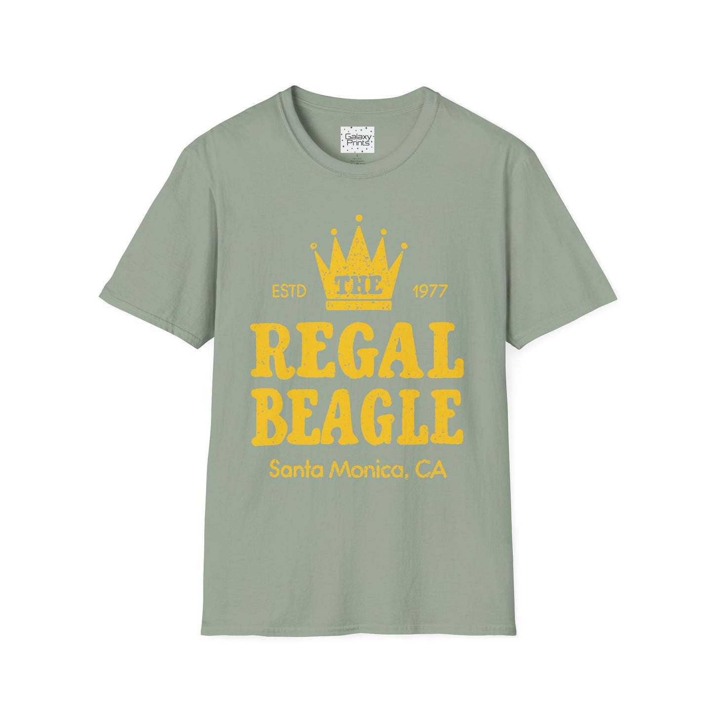 Unisex T-Shirt - POP Culture - 'The Regal Beagle Bar - From the Hit 1977 Sitcom Three's Company - Jack Janet Chrissy'