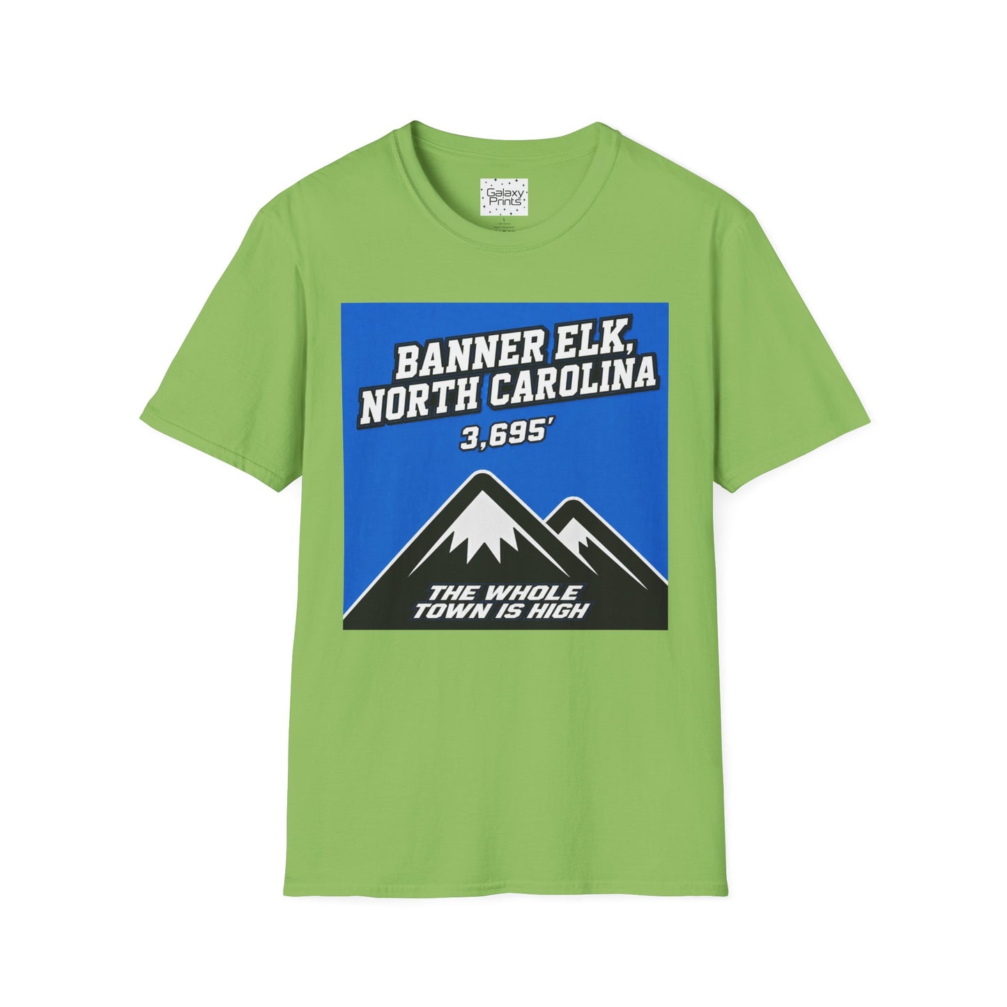 Banner Elk, NC - The whole town is High T-Shirt — 3,695' Mountain Souvenir Tee