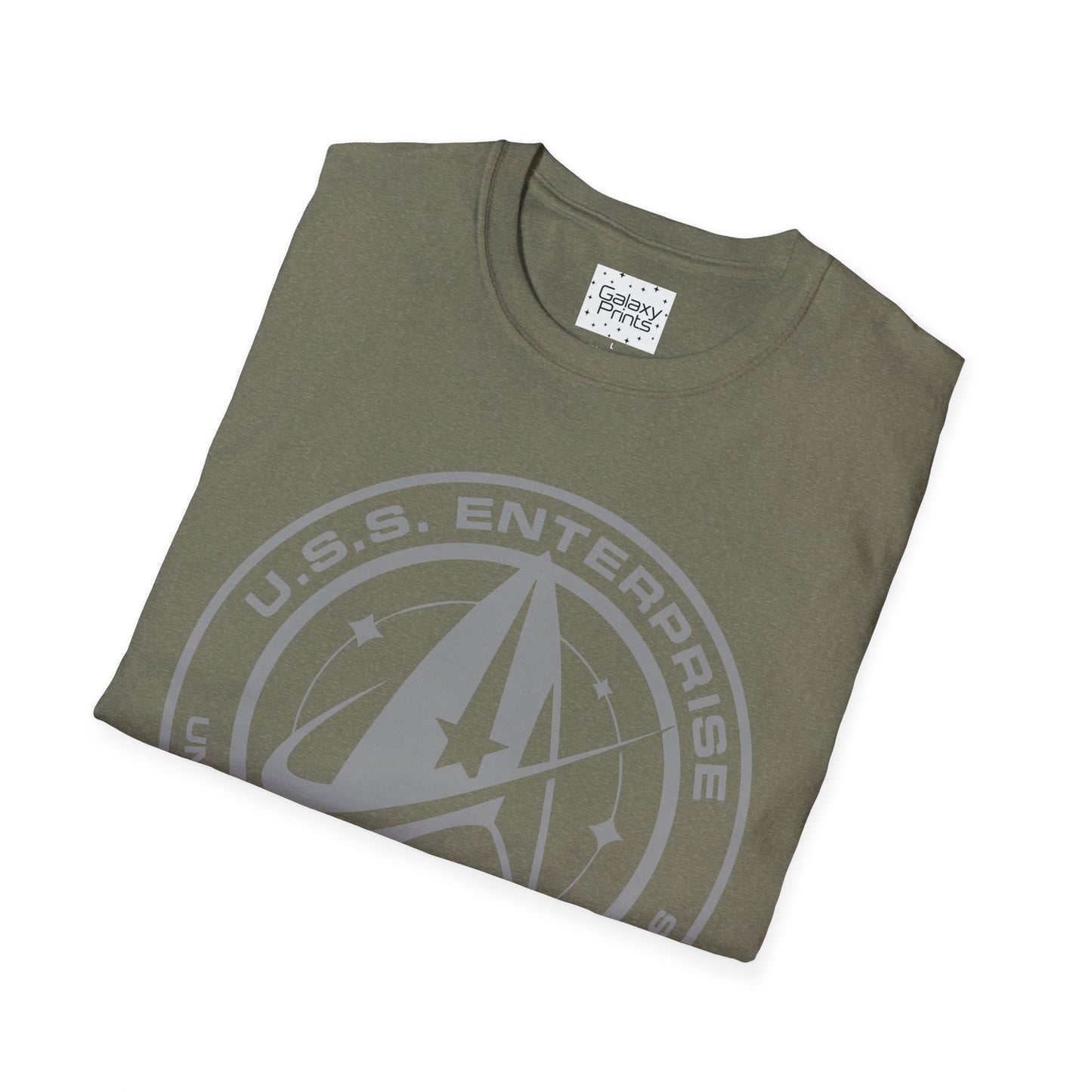 Unisex T-Shirt - POP Culture - 'From STAR TREK the TV & Movie HIT Franchises - U.S.S. Enterprise Flight Patch'