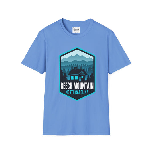 Beech Mountain North Carolina Cabin Tee — Mountain Cabin Graphic T-Shirt