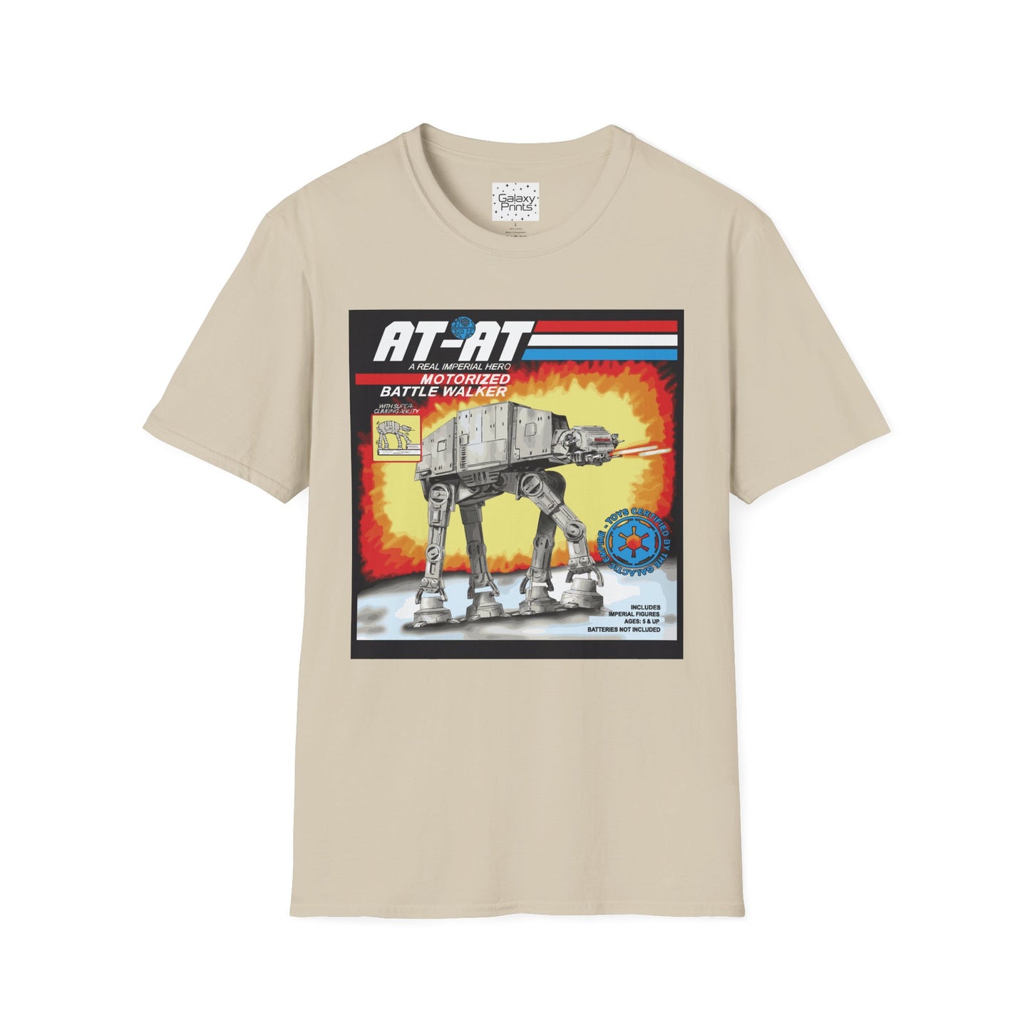 Star Wars AT-AT Walker Toy Box Retro Graphic Unisex Softstyle T-Shirt