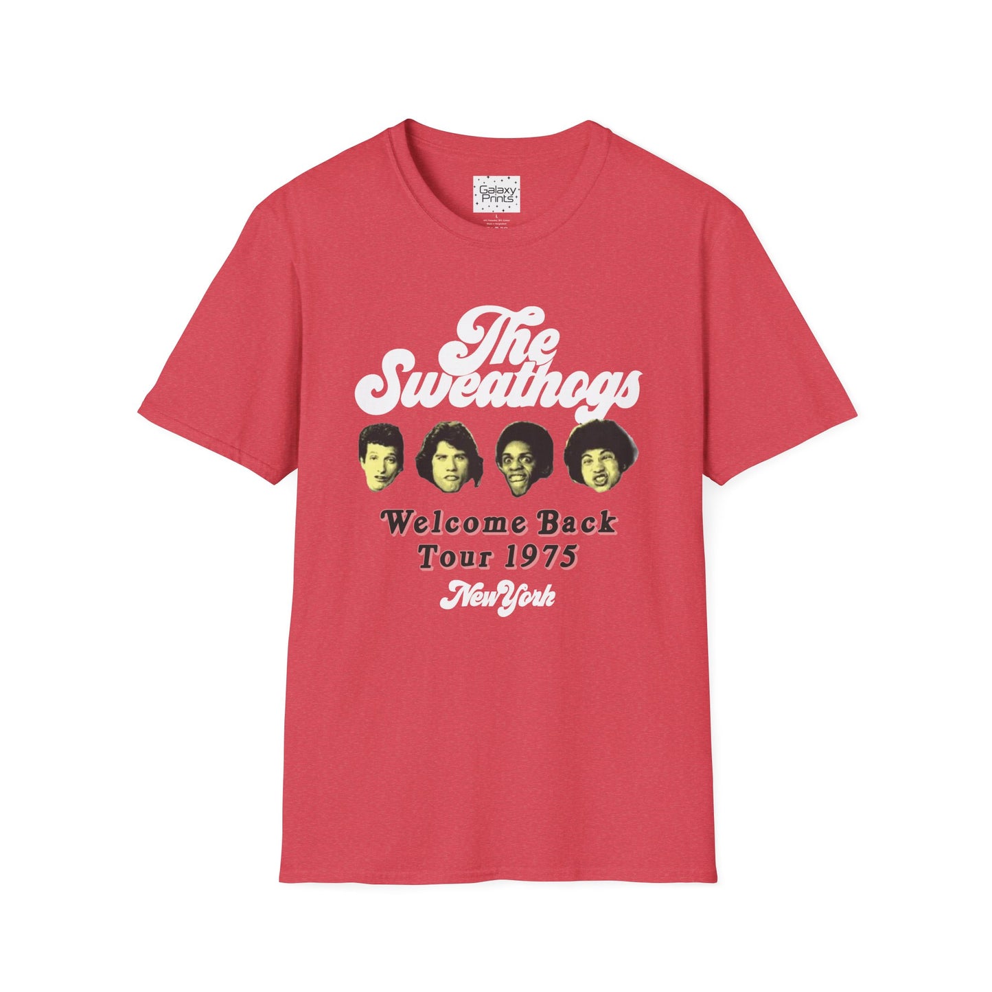 Unisex T-Shirt - POP Culture - 'The Sweathogs - From the Hit TV Sitcom Welcome Back Kotter' Arnold Horshack, Juan Epstein, Frieddie "Boom Boom" Washington, Vinnie Barbarino