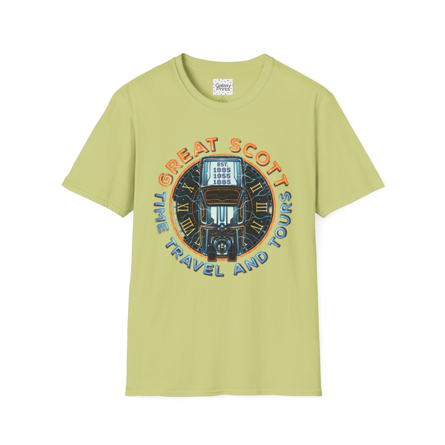 Back To The Future Inspired Unisex T-Shirt - 'Great Scott - Time Travel and Tours'