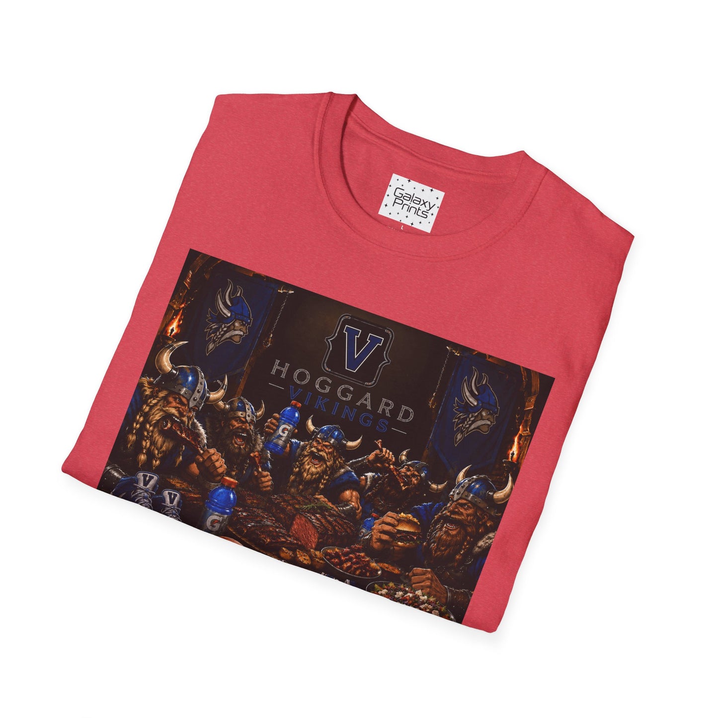 Vikings Basketball Feast T‑Shirt — Hoggard School Spirit Tee - Men's Baseball