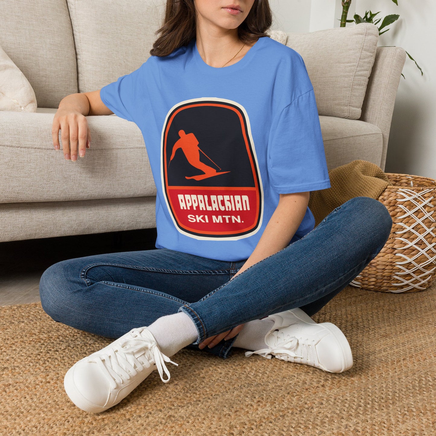 Appalachian Ski Mountain - Vintage Badge T-Shirt
