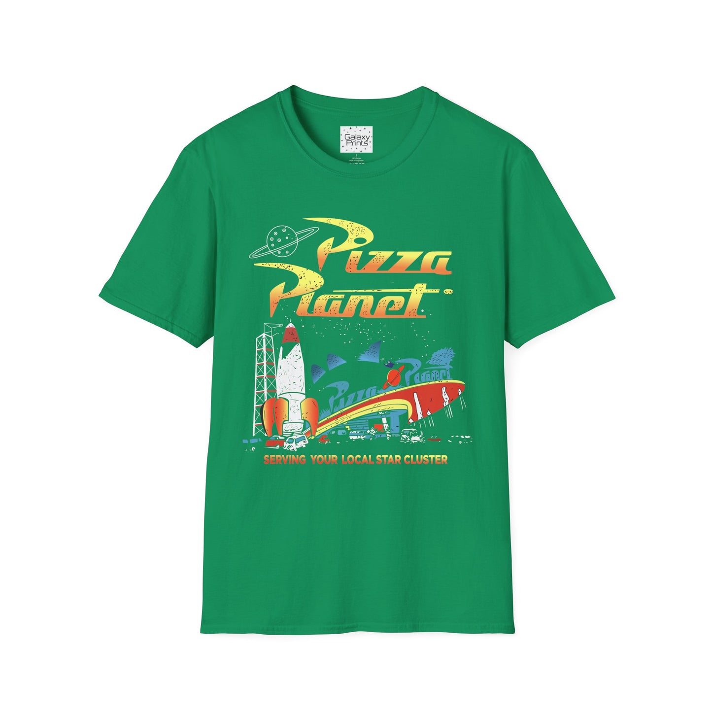 DISNEY inspired Unisex T-Shirt - Pizza Planet 'Serving Your Local Star Cluster'