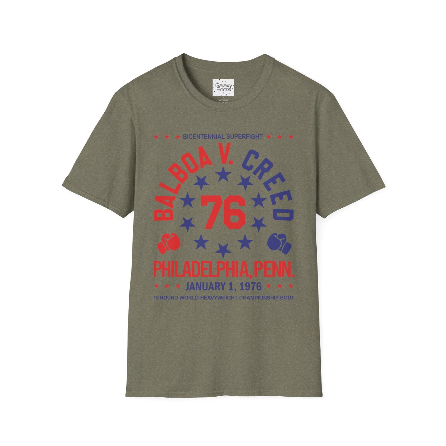 Unisex T-Shirt - POP Culture - 'From the HIT Movie ROCKY - Balboa vs. Creed 1976'