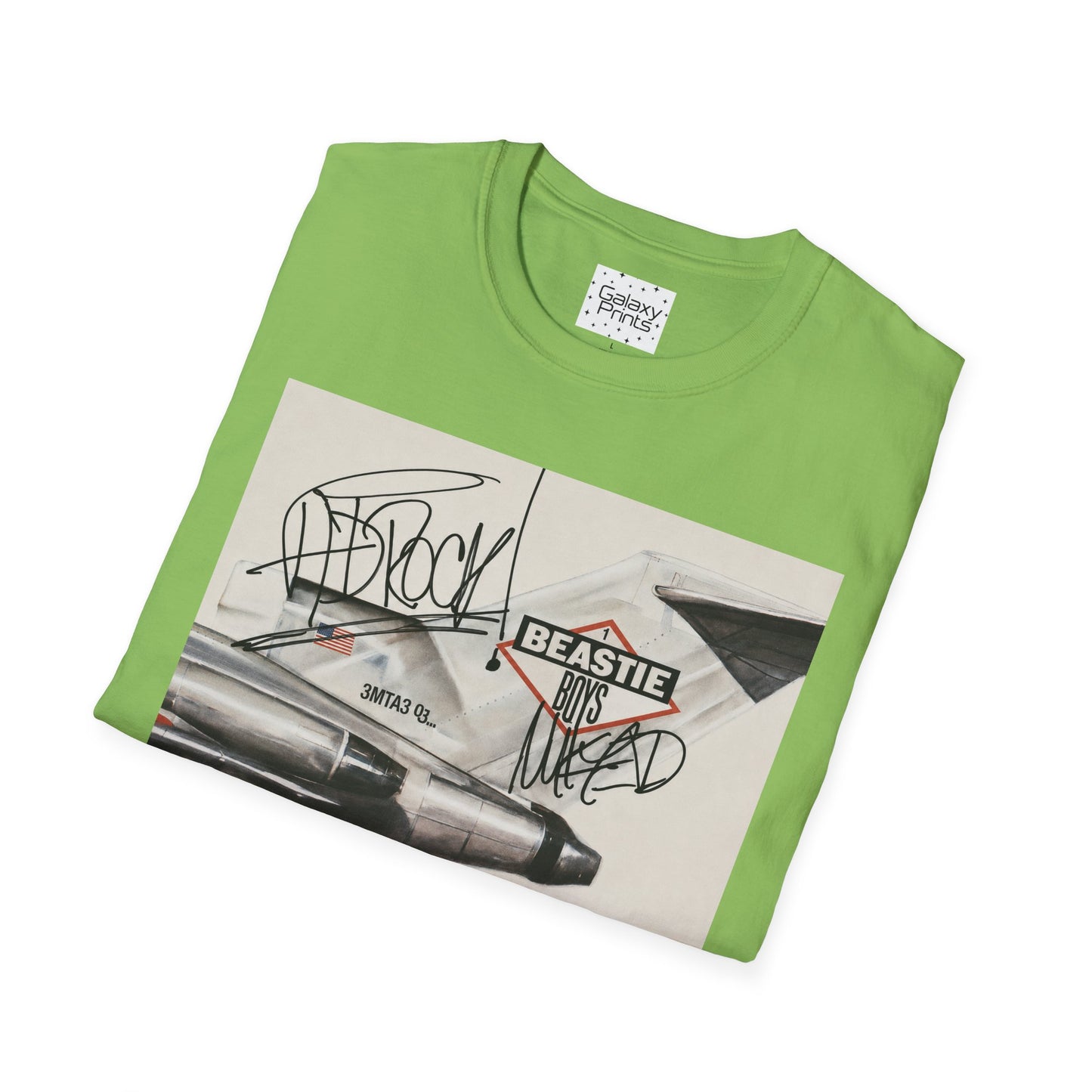B-Boys "Licensed to Ill" Autographed Band T-Shirt - Graffiti