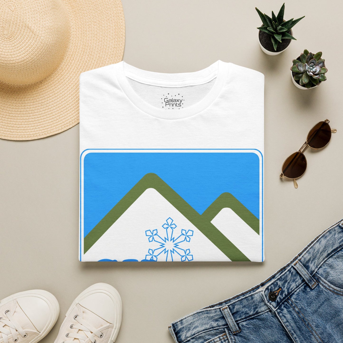 Retro Ski Beech T‑Shirt — Vintage Beech Mountain Snowflake Ski Tee