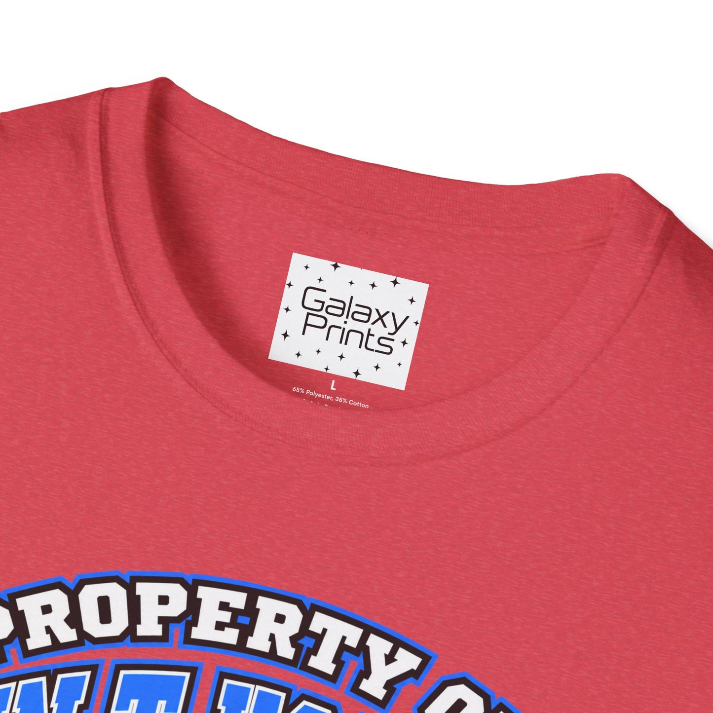Property of JTH Vikings T‑Shirt 5XL — Viking in Power Circle back - Hoggard School Spirit Tee