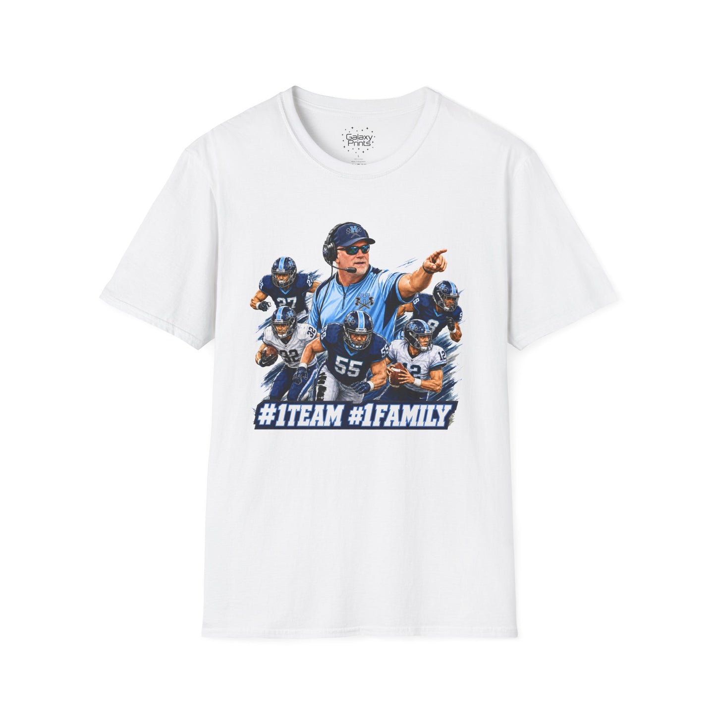 Hoggard Vikings Inspired - 1TEAM 1FAM -2  - Viking Helmet - Unisex T-Shirt 2