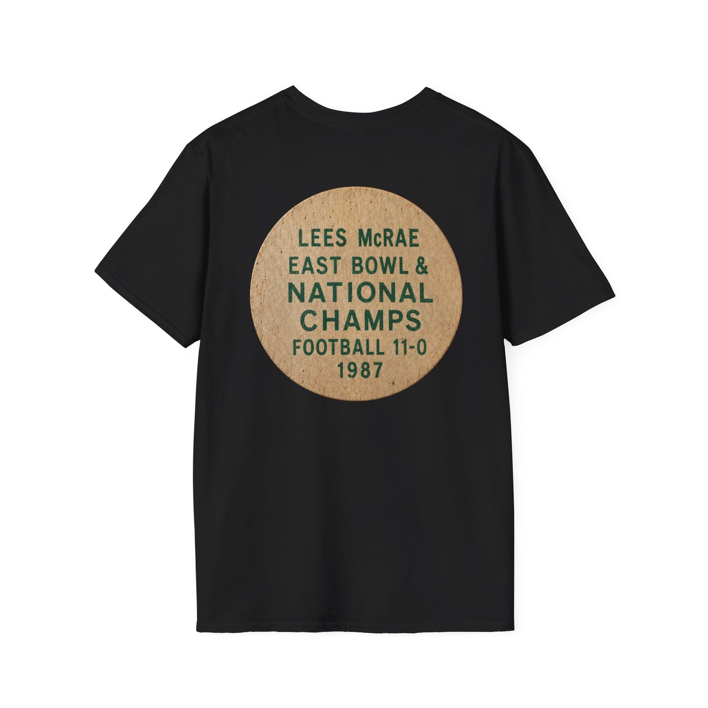Lees-McRae College Bobcats Vintage Football T-Shirt — Forever Undefeated - Wooden Nickel / Chip