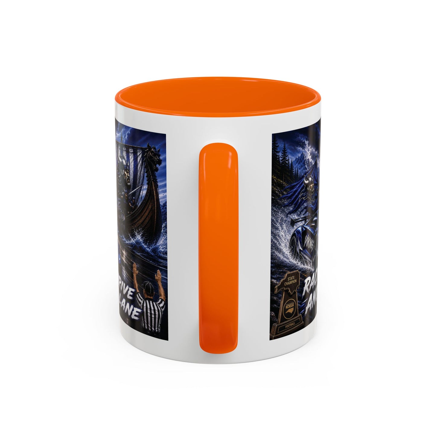 Hoggard Vikings Stylish Accent Coffee Mug  "Race to another Ship" and "Dive in the fast lane"- Perfect for Daily Brew & Gifts