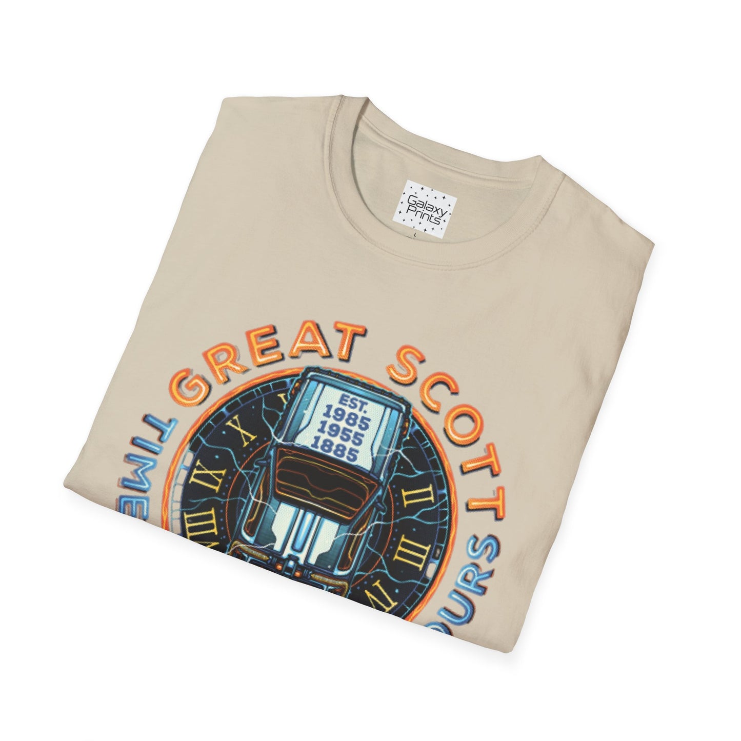 Back To The Future Inspired Unisex T-Shirt - 'Great Scott - Time Travel and Tours'