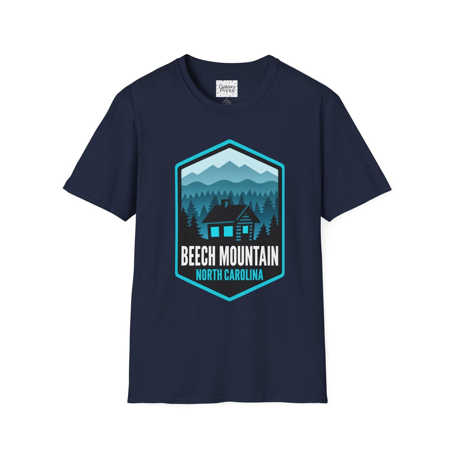 Beech Mountain North Carolina Cabin Tee — Mountain Cabin Graphic T-Shirt