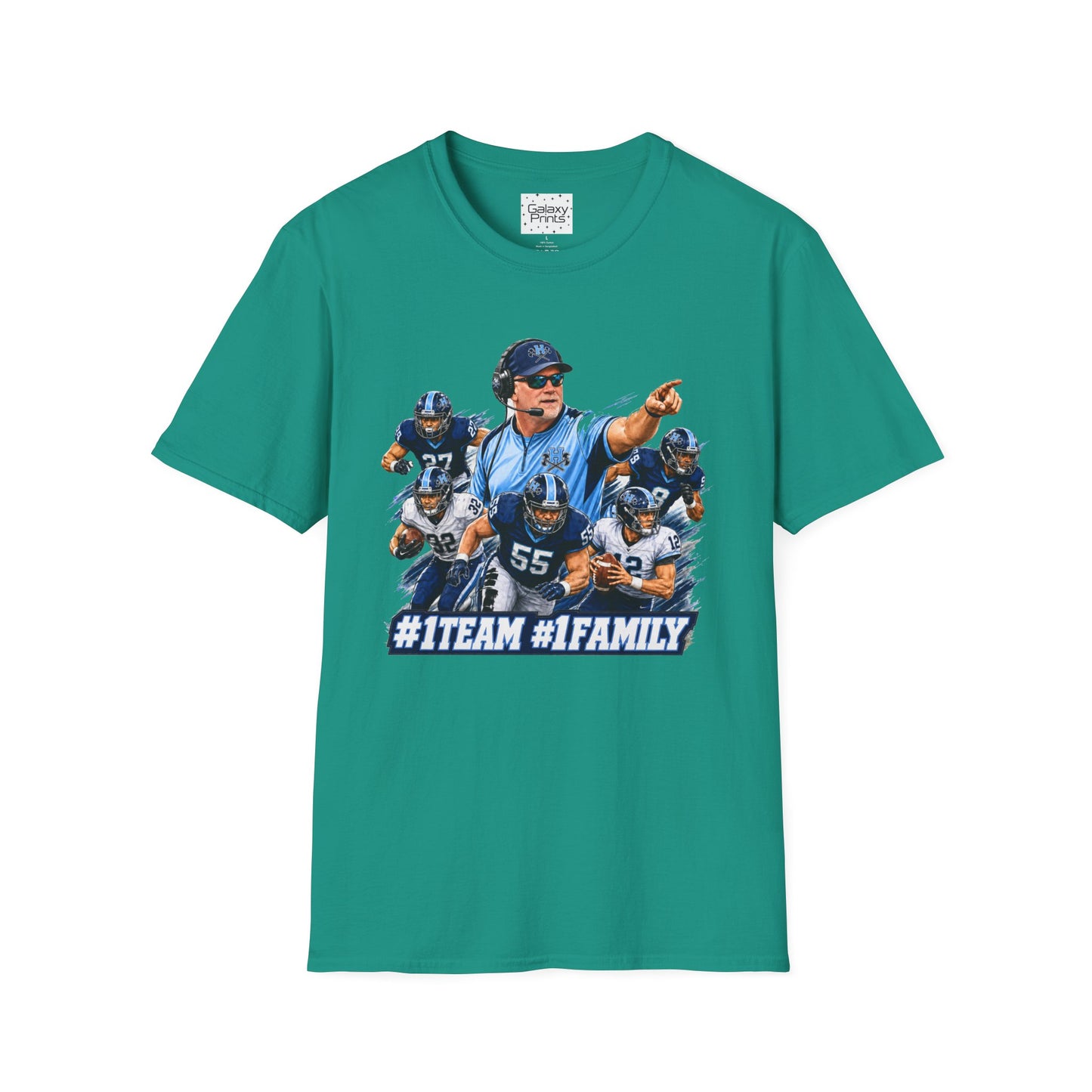 Hoggard Vikings Inspired - 1TEAM 1FAM -2  - Viking Helmet - Unisex T-Shirt 2