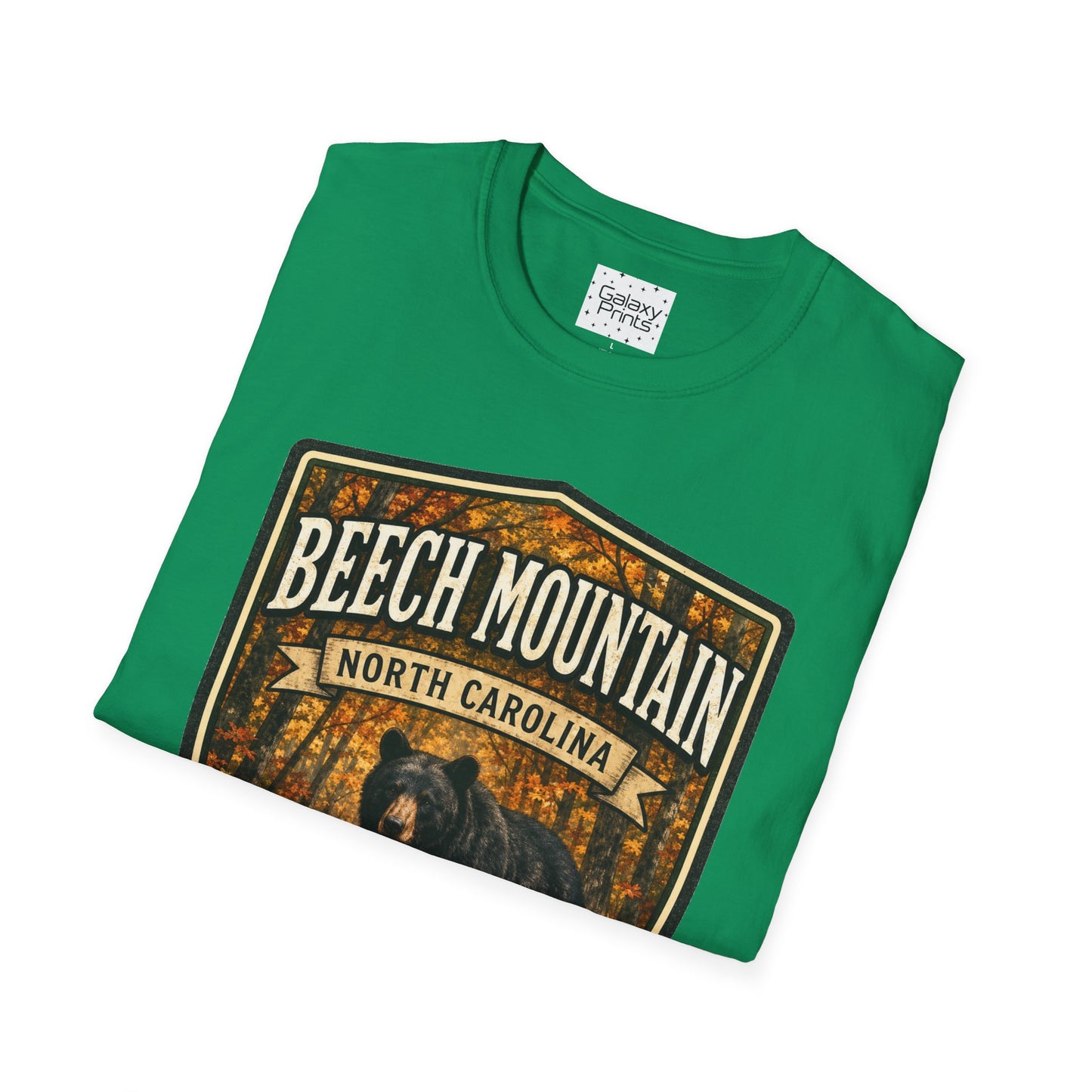 Beech Mountain North Carolina T-Shirt — Rustic Bear Mountain Graphic Tee