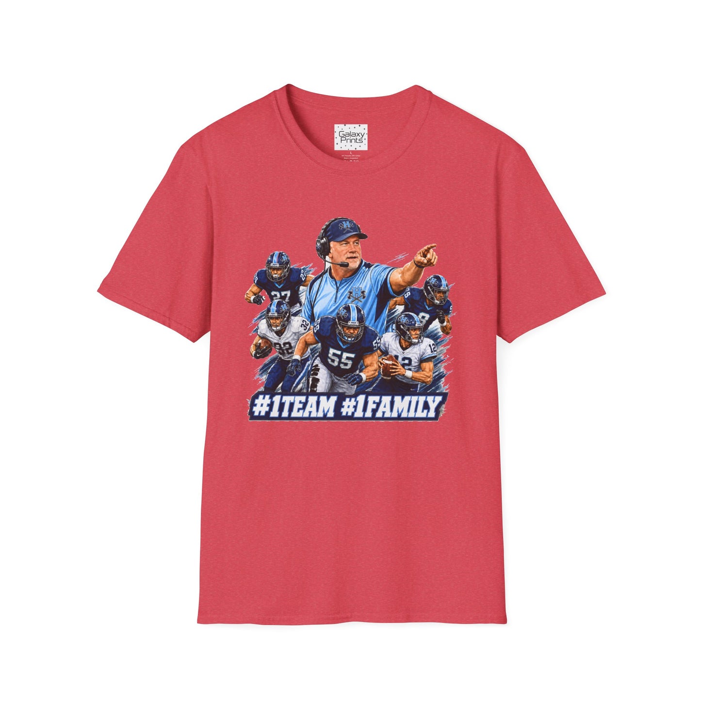 Hoggard Vikings Inspired - 1TEAM 1FAM - Viking Helmet - Unisex T-Shirt