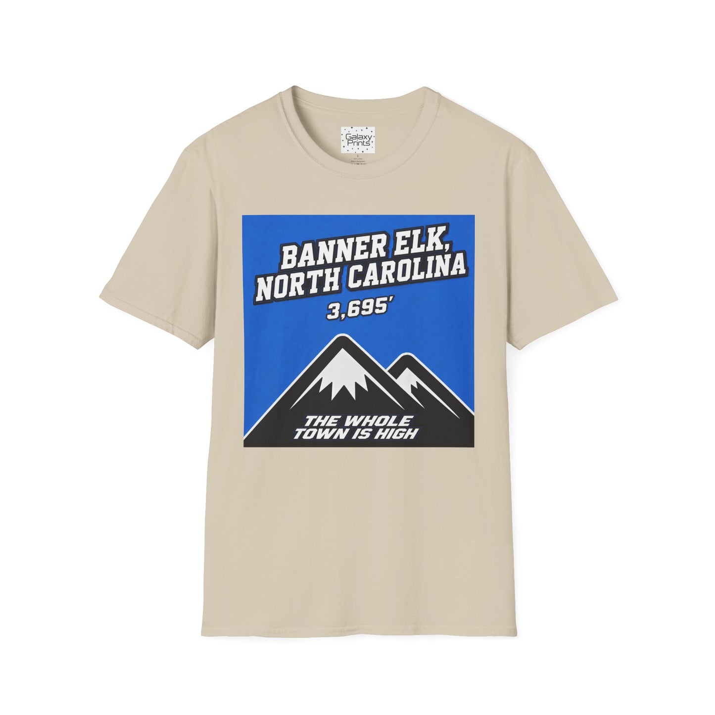Banner Elk, NC - The whole town is High T-Shirt — 3,695' Mountain Souvenir Tee