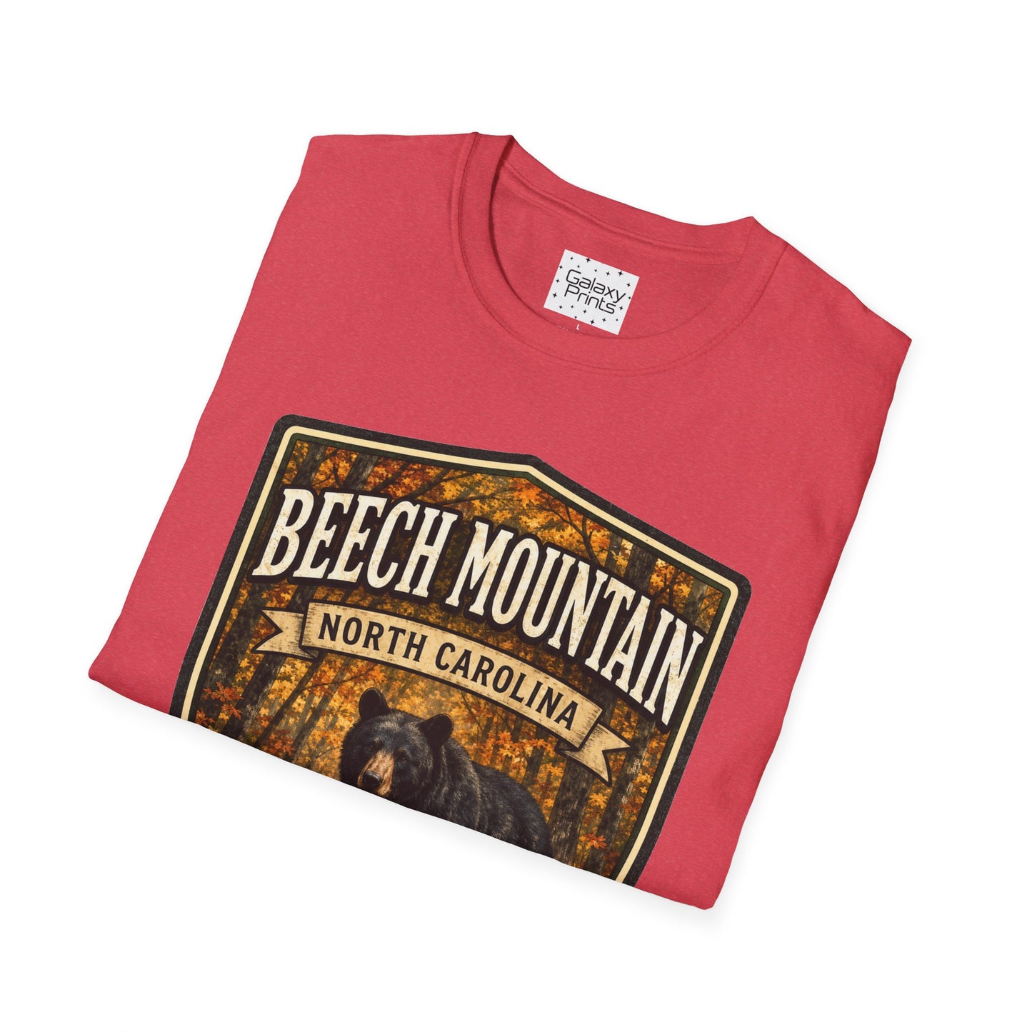 Beech Mountain North Carolina T-Shirt — Rustic Bear Mountain Graphic Tee