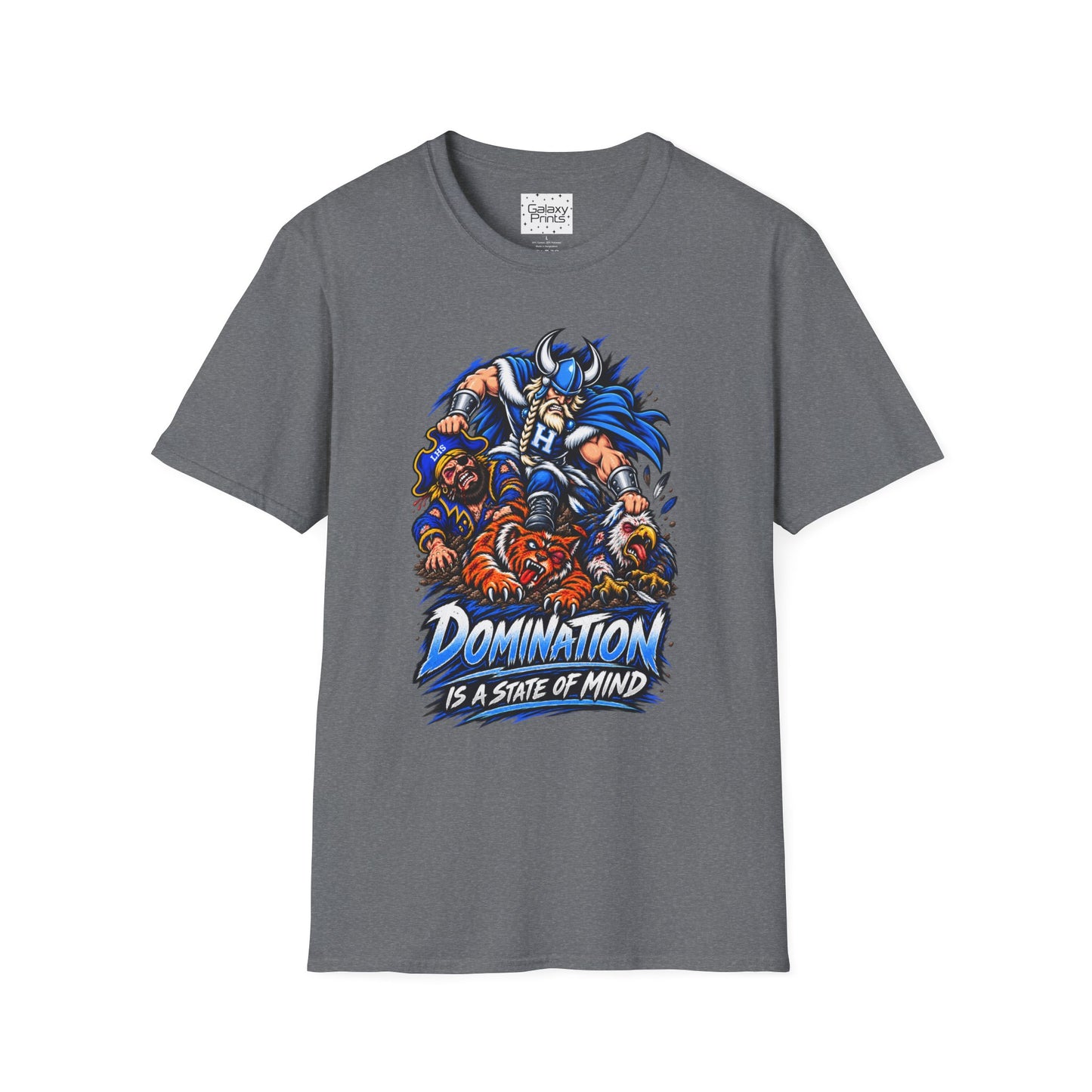 Unisex T-Shirt - Hoggard Vikings Inspired - 'Domination is a State of Mind' - over our rivals