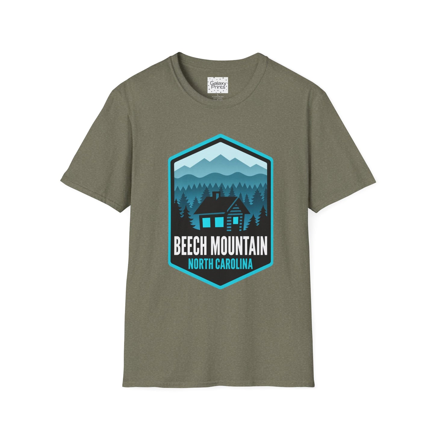 Beech Mountain North Carolina Cabin Tee — Mountain Cabin Graphic T-Shirt