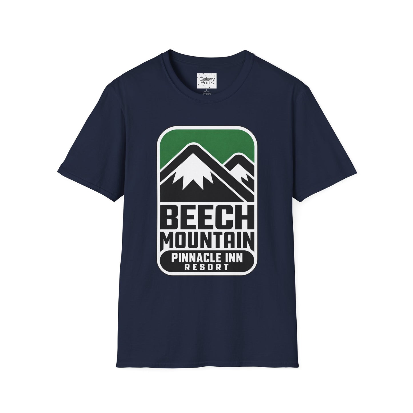 Pinnacle Inn Mountain Resort  Retro T-Shirt — Beech Mountain Pinnacle Inn Resort Graphic Tee Throw Back to 1983