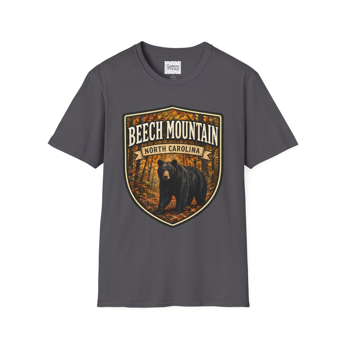 Beech Mountain North Carolina T-Shirt — Rustic Bear Mountain Graphic Tee