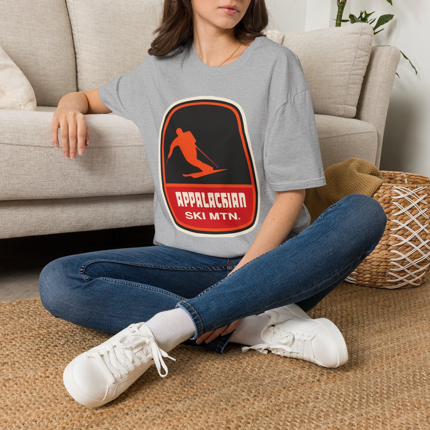 Appalachian Ski Mountain - Vintage Badge T-Shirt