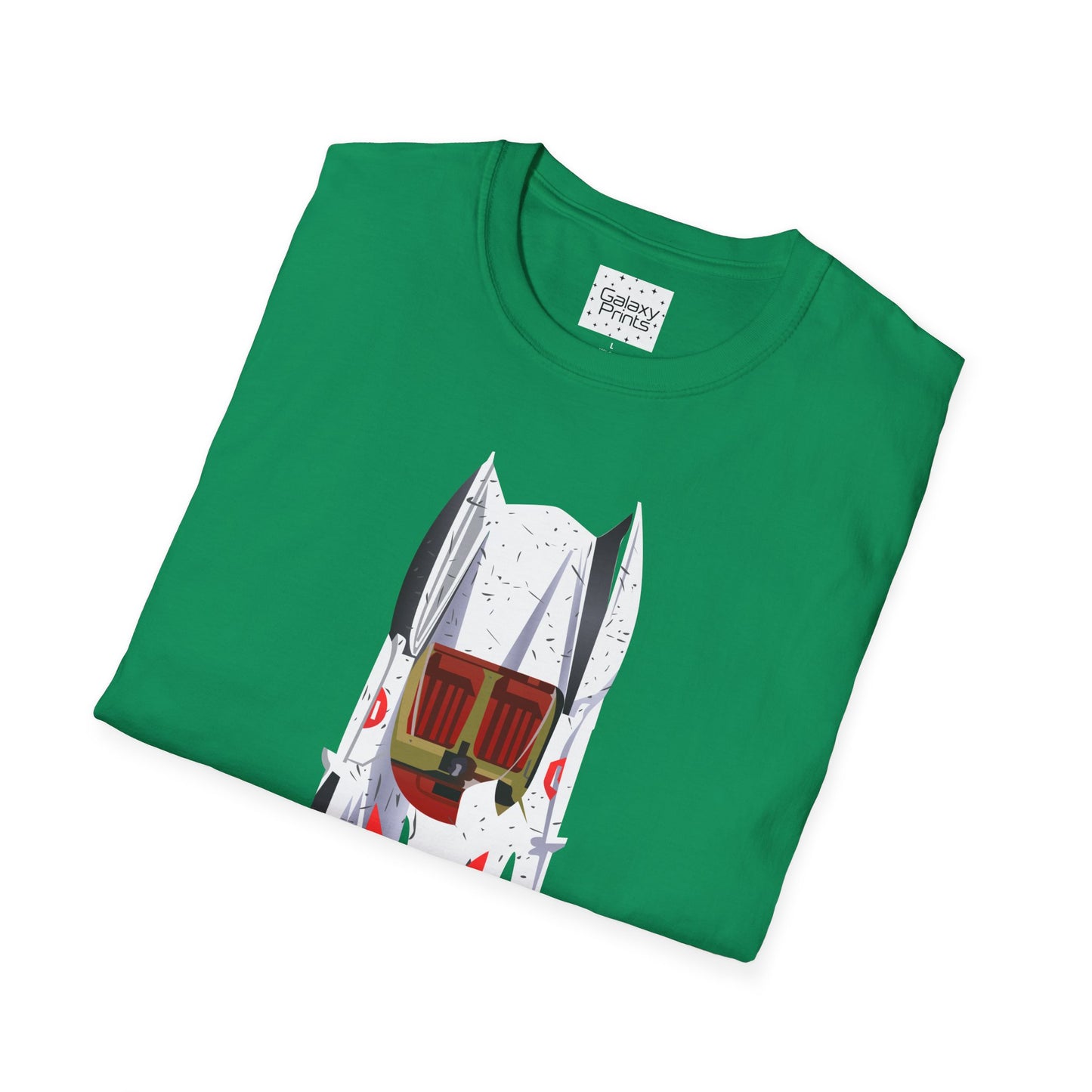 Unisex T-Shirt - POP Culture - 'The MACH 5 Sky view from the Cartoon SPEED RACER - Go Speed Racer, Go Speed Racer, Go Speed Racer, Goooo'