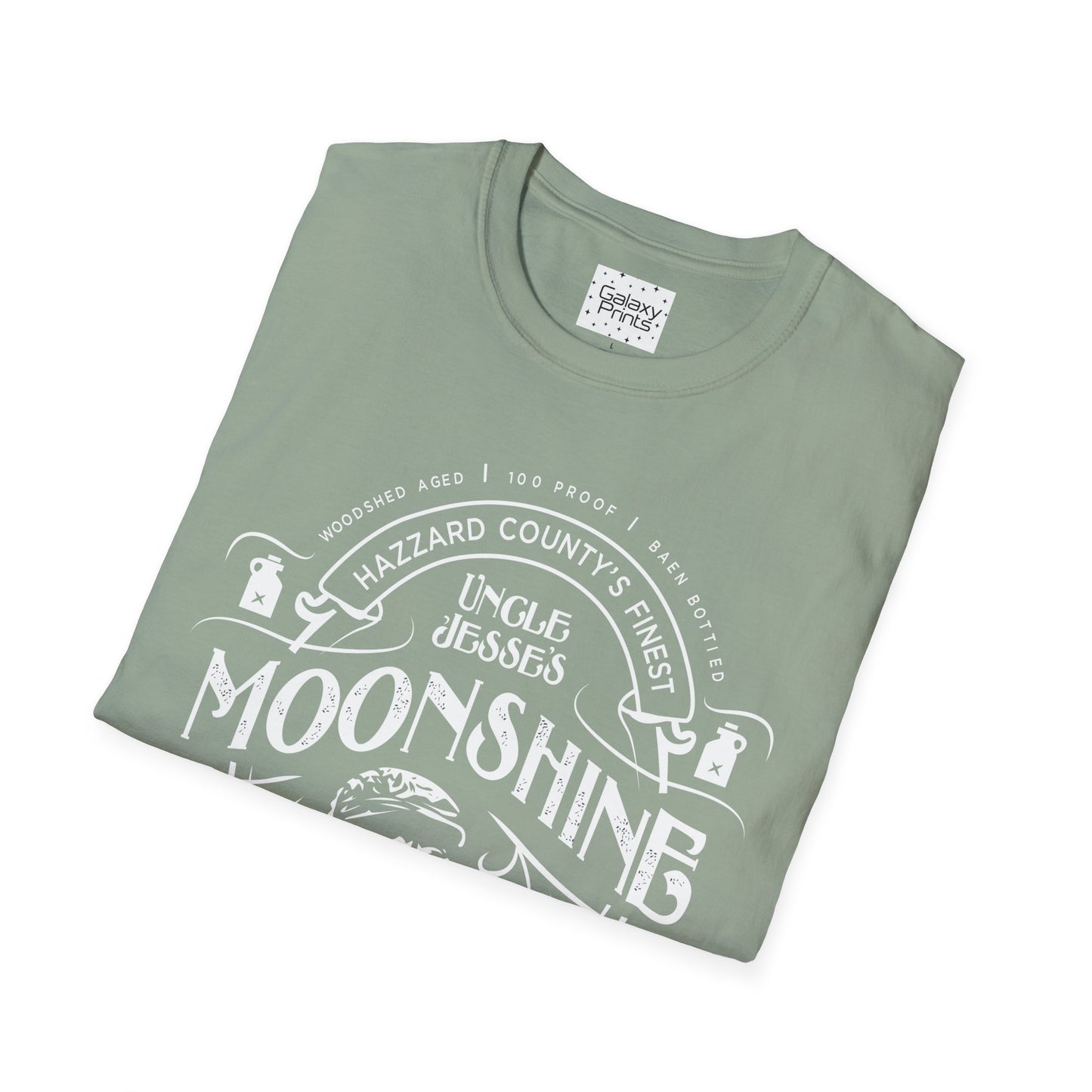 Unisex T-Shirt - POP Culture - 'From the Hit TV Show The Duke's of Hazzard - Uncle Jesse's Moonshine 1979'