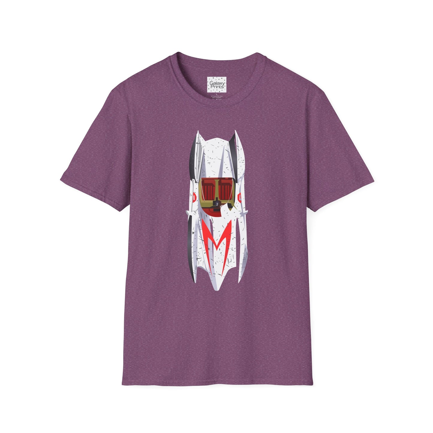 Unisex T-Shirt - POP Culture - 'The MACH 5 Sky view from the Cartoon SPEED RACER - Go Speed Racer, Go Speed Racer, Go Speed Racer, Goooo'