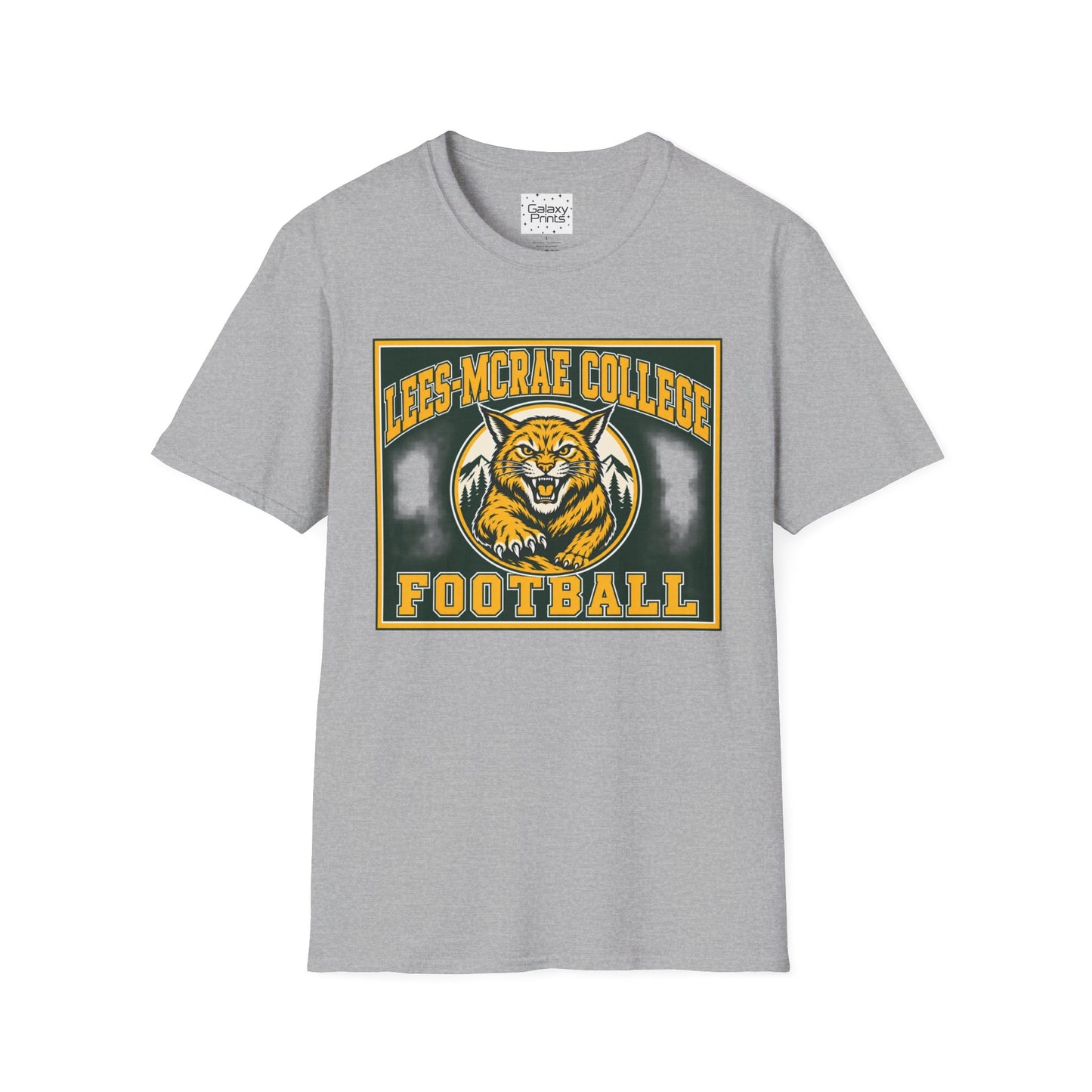 Lees-McRae College Bobcats Vintage Football T-Shirt — Retro Wily Bobcat