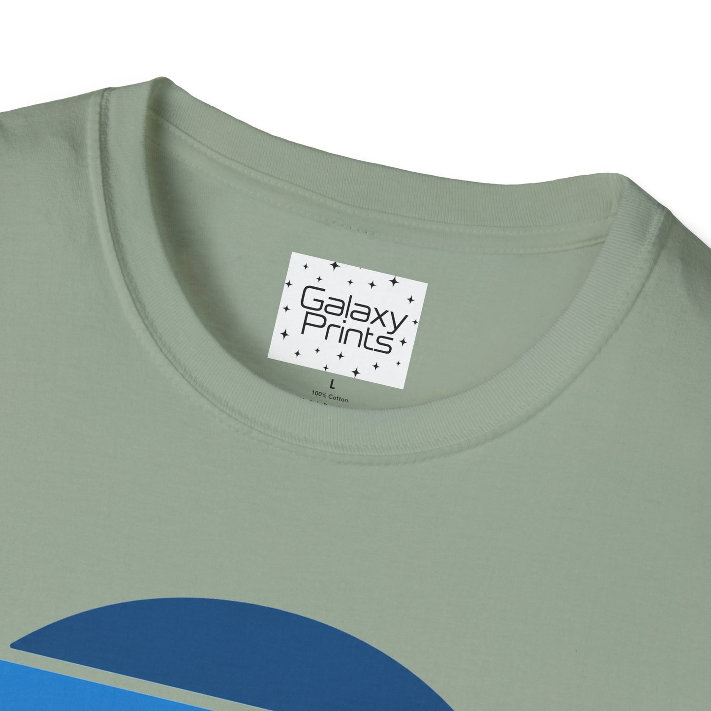 Beech Mtn North Carolina Graphic T-Shirt — Retro Tri Blue Moon Mountain Tee