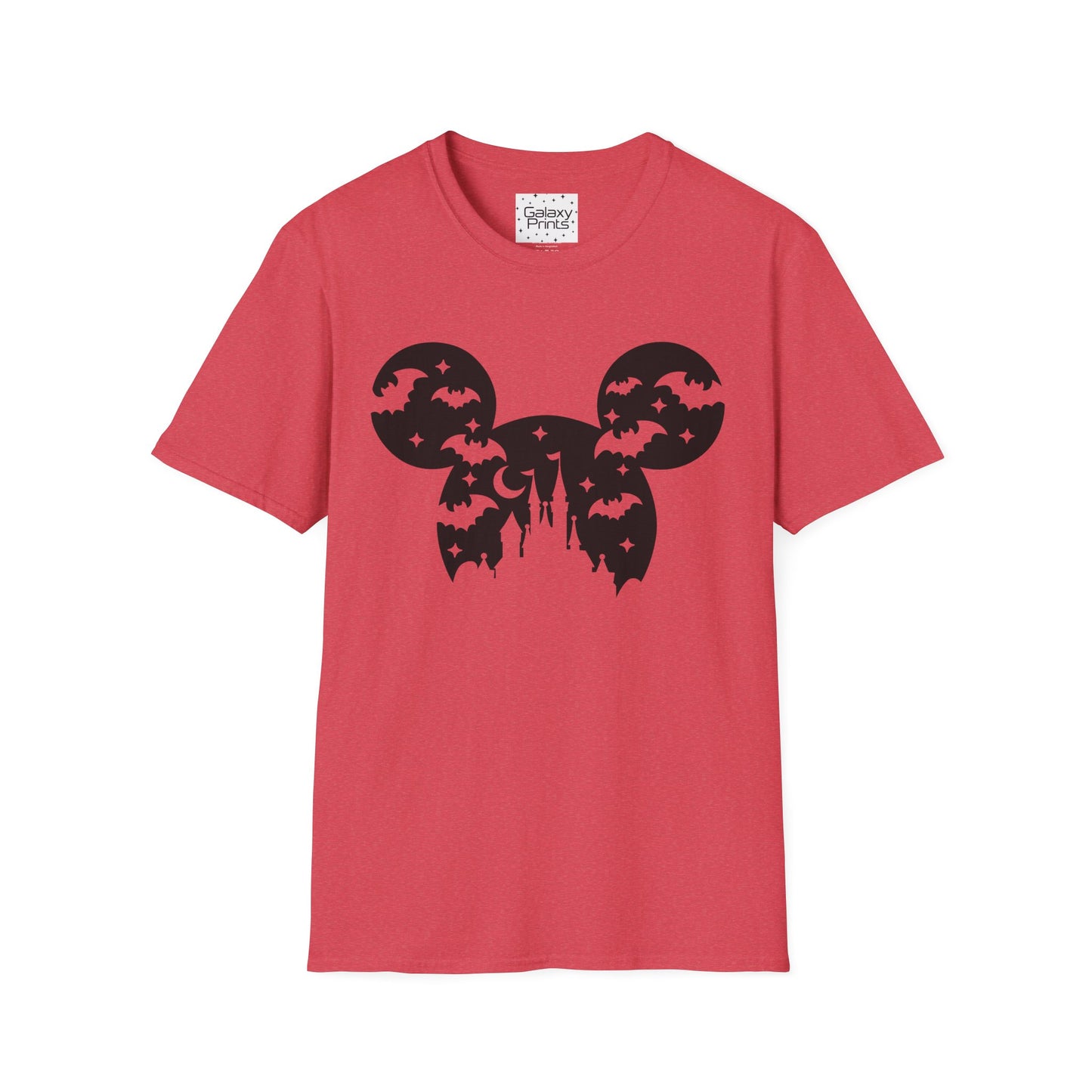 Unisex T-Shirt - DISNEY Inspired - 'Mickey Head with Castle for Halloween'