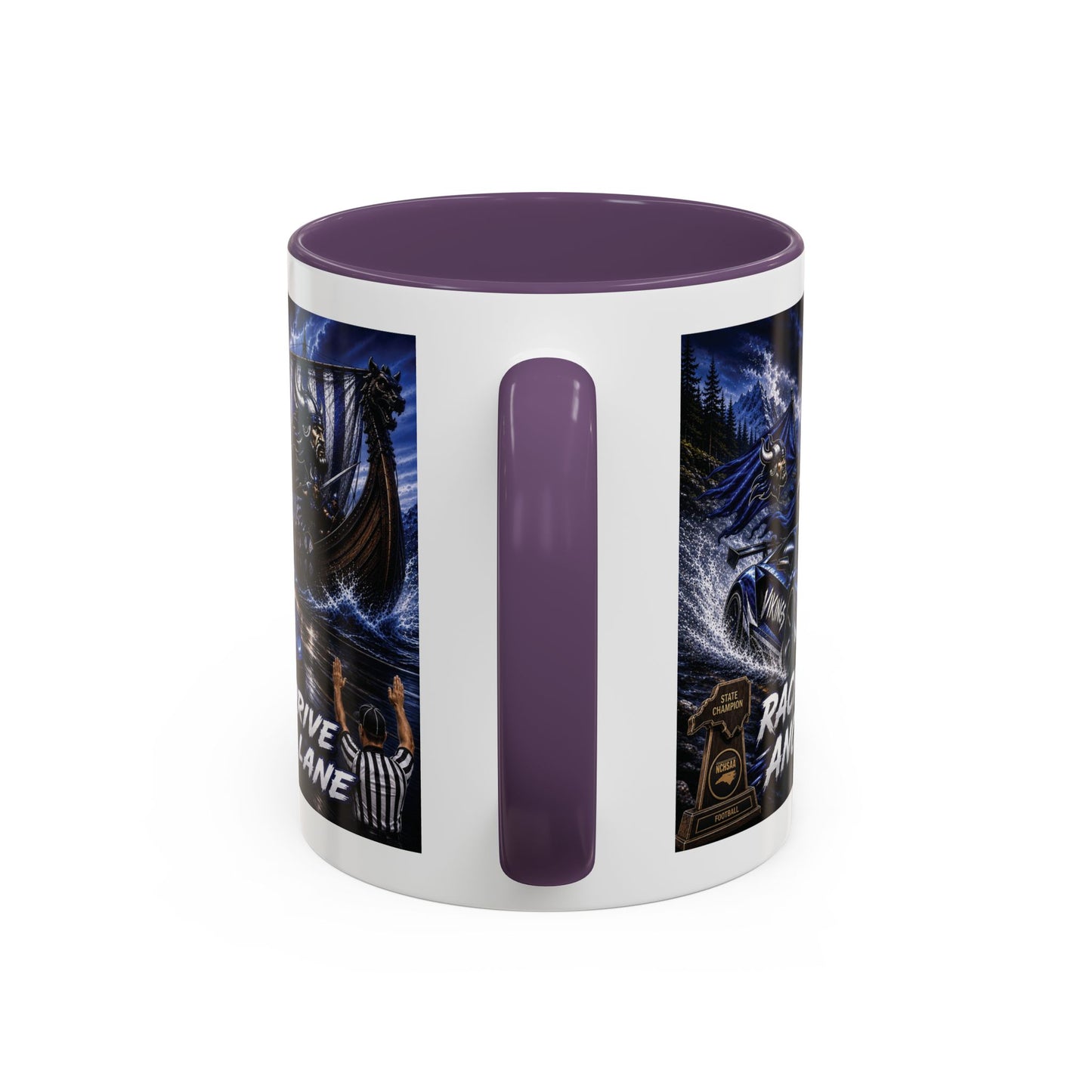 Hoggard Vikings Stylish Accent Coffee Mug  "Race to another Ship" and "Dive in the fast lane"- Perfect for Daily Brew & Gifts