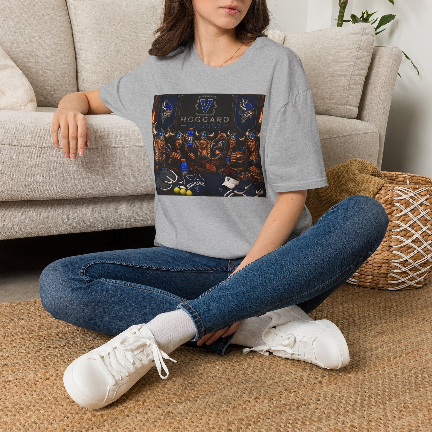 Lady Vikings Tennis T‑Shirt — Hoggard School Spirit Tee - Ladies Tennis