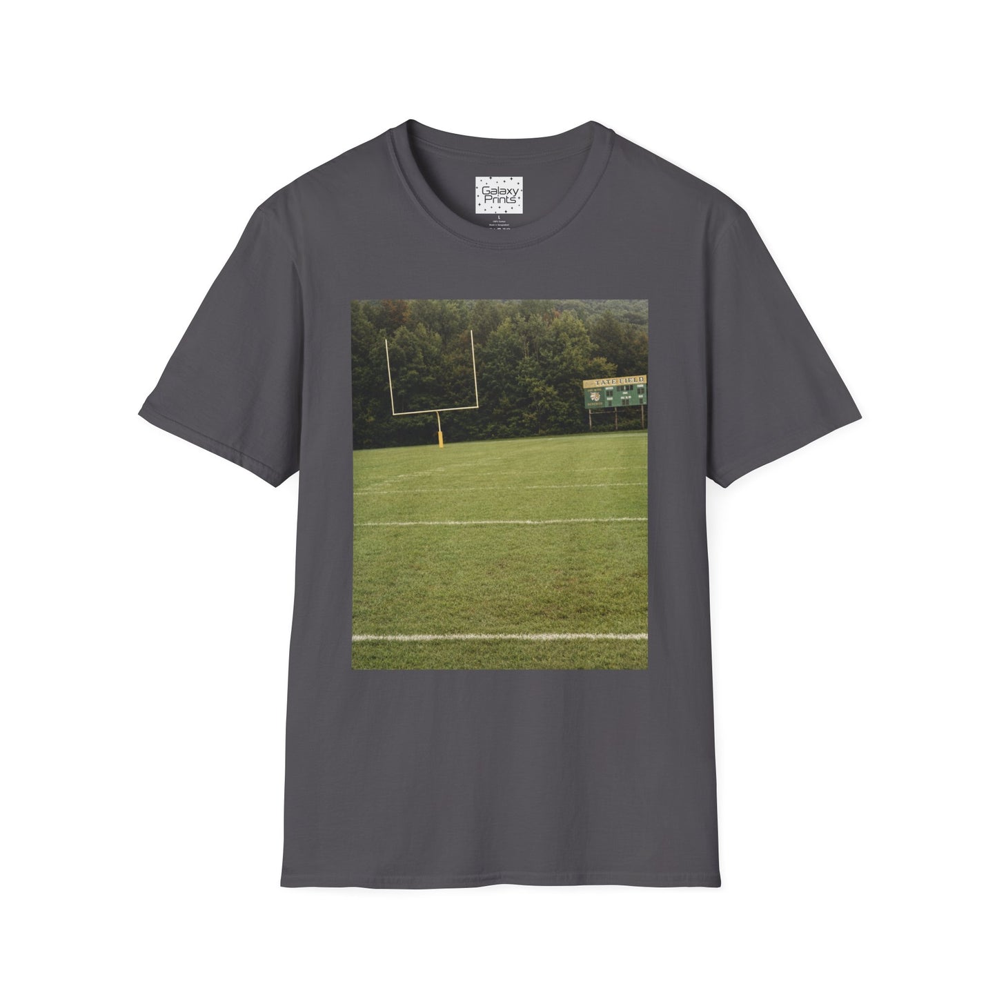 Tate Football Field Photo T-Shirt — Vintage LMC Football Graphic Tee