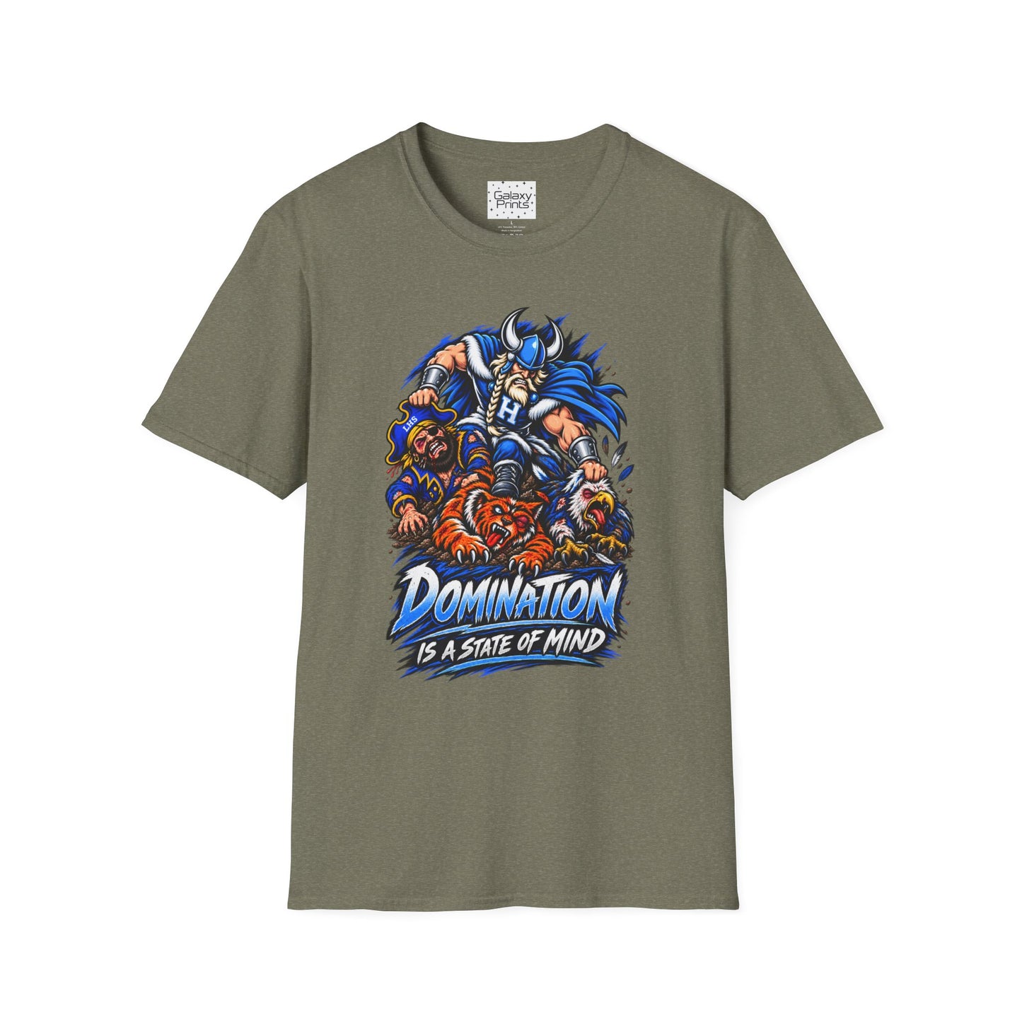 Unisex T-Shirt - Hoggard Vikings Inspired - 'Domination is a State of Mind' - over our rivals