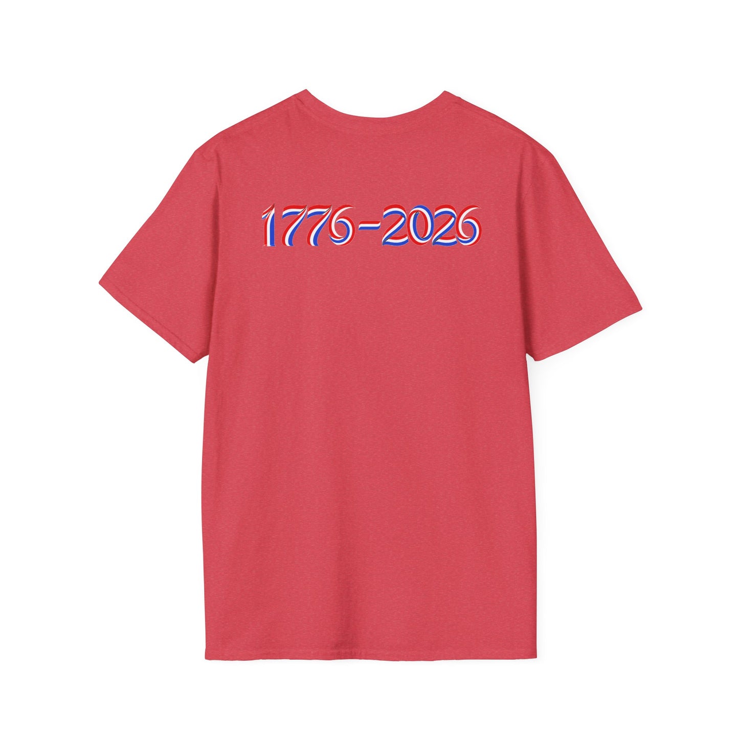 America 250 Celebration T-Shirt — Patriotic Red White Blue Anniversary Tee with 1776 - 2026 on back - Current Culture