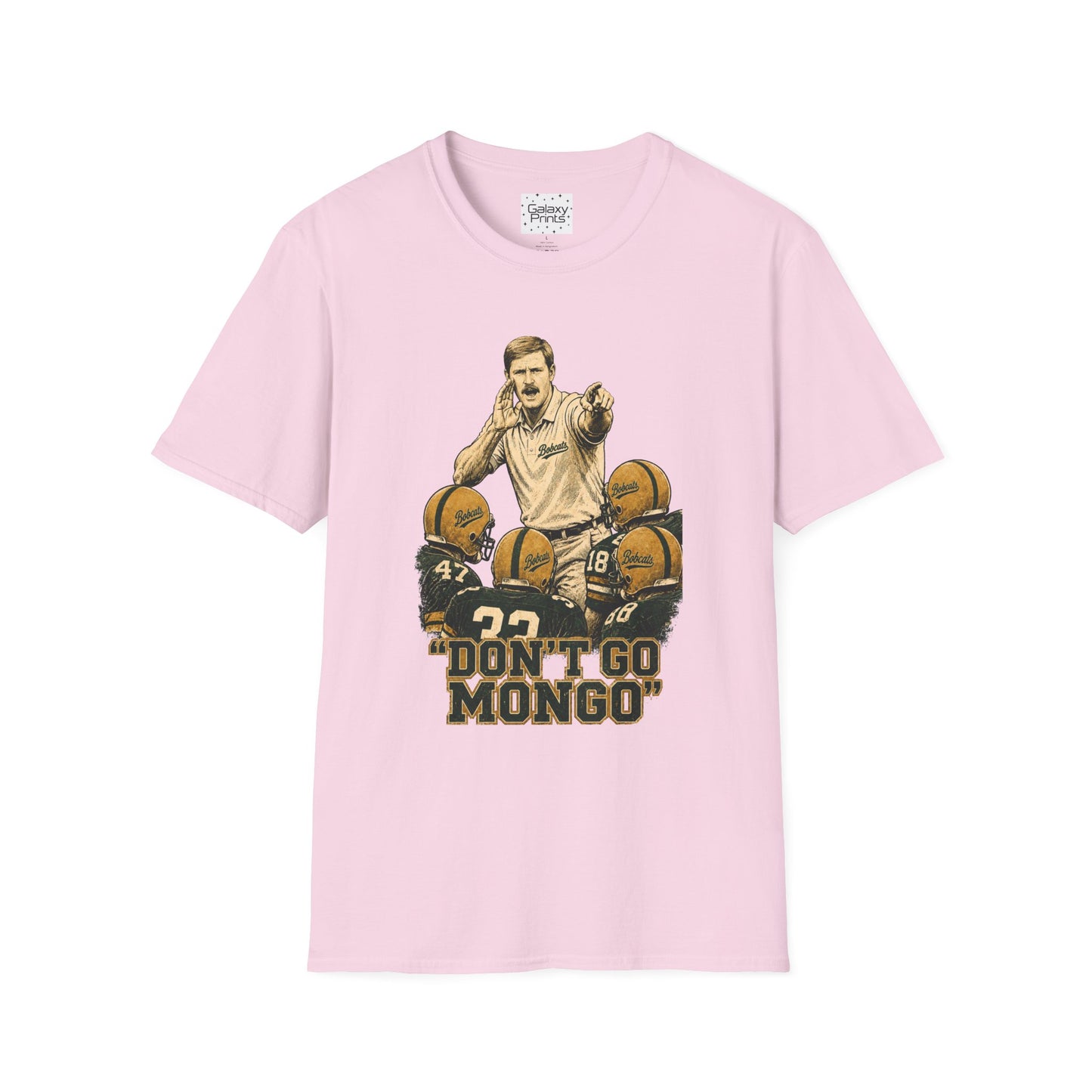 Lees-McRae College Bobcats Vintage Football T-Shirt — Coach Bryan "Don't Go MONDO" - Forever Undefeated
