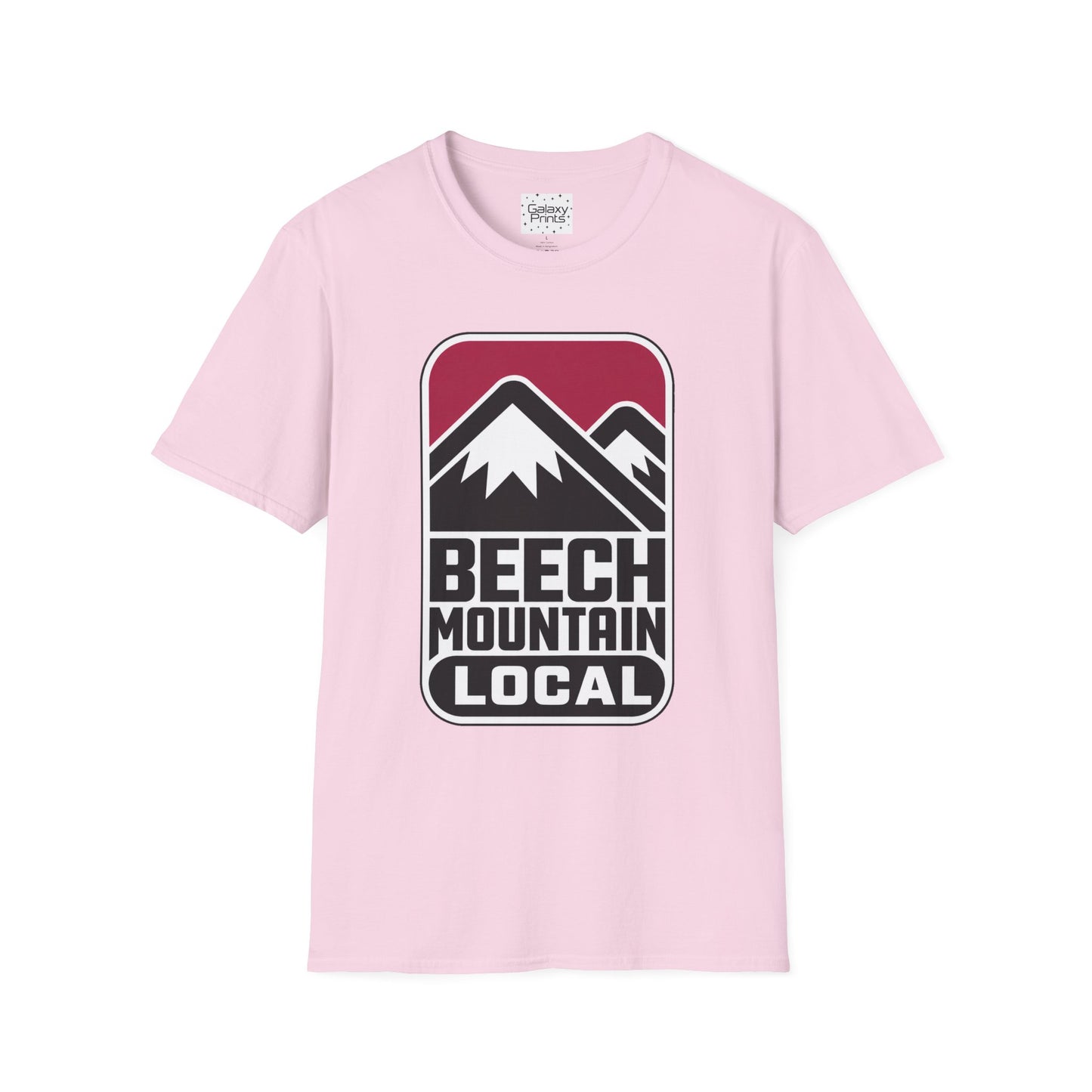 Beech Mountain Local T-Shirt - Retro Mountain Badge Graphic I'm Local are You