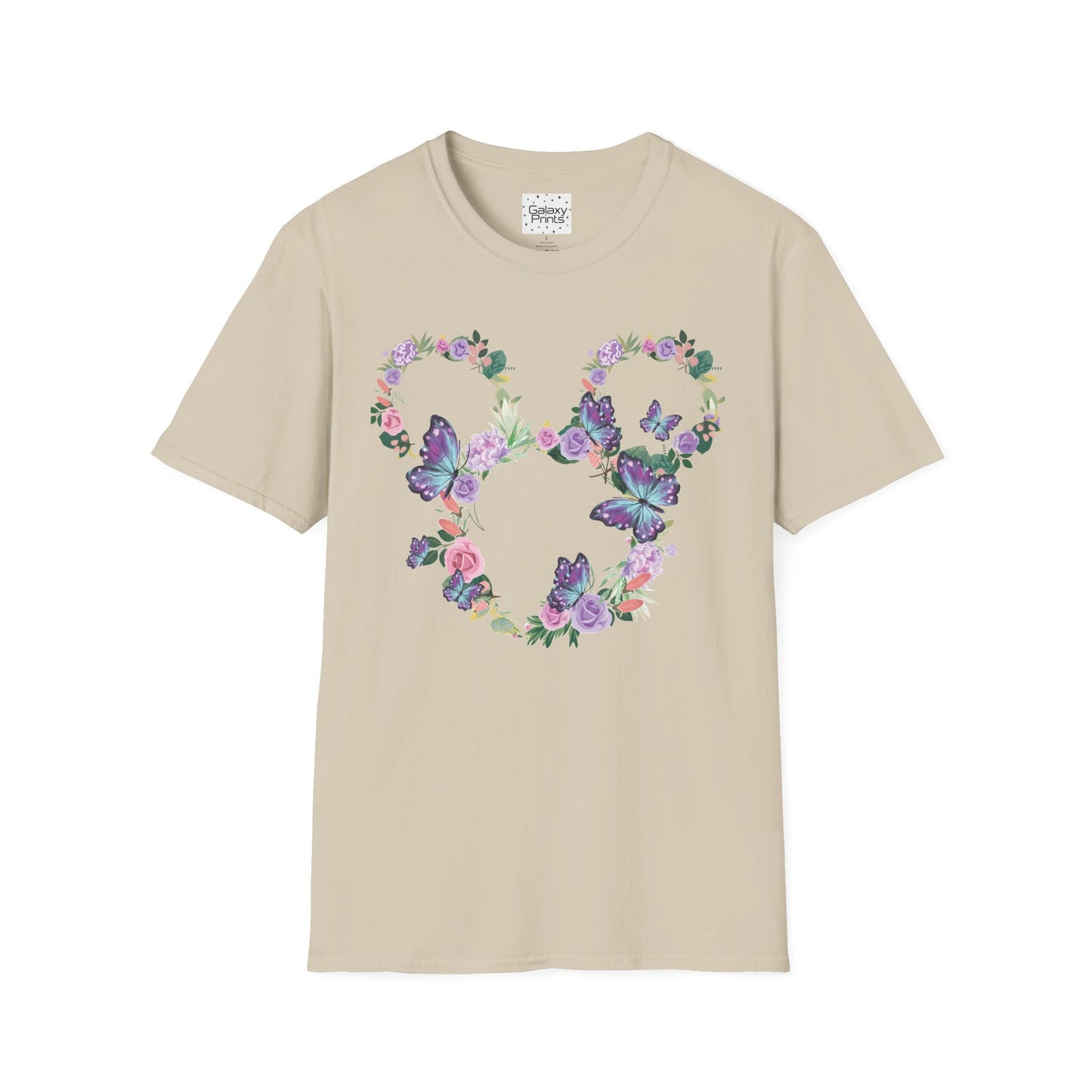 Unisex T-Shirt - DISNEY Inspired - 'Mickey Ears made of Flowers'